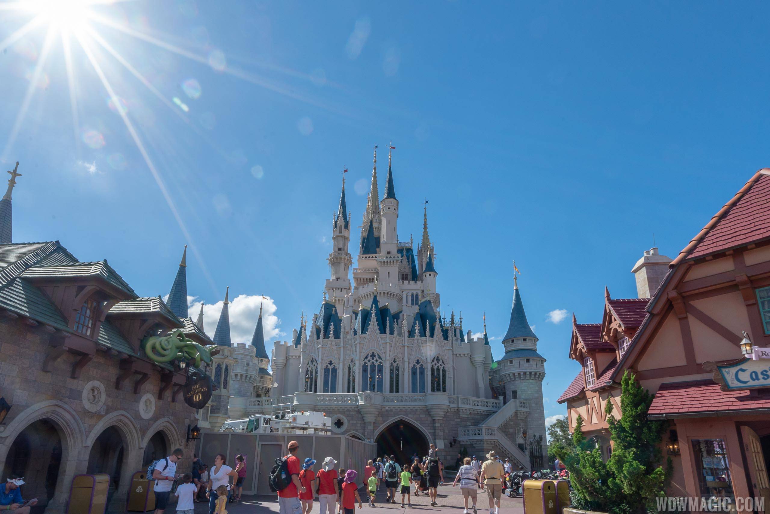 PHOTOS - Castle Dreamlight installation nears completion at the Magic Kingdom