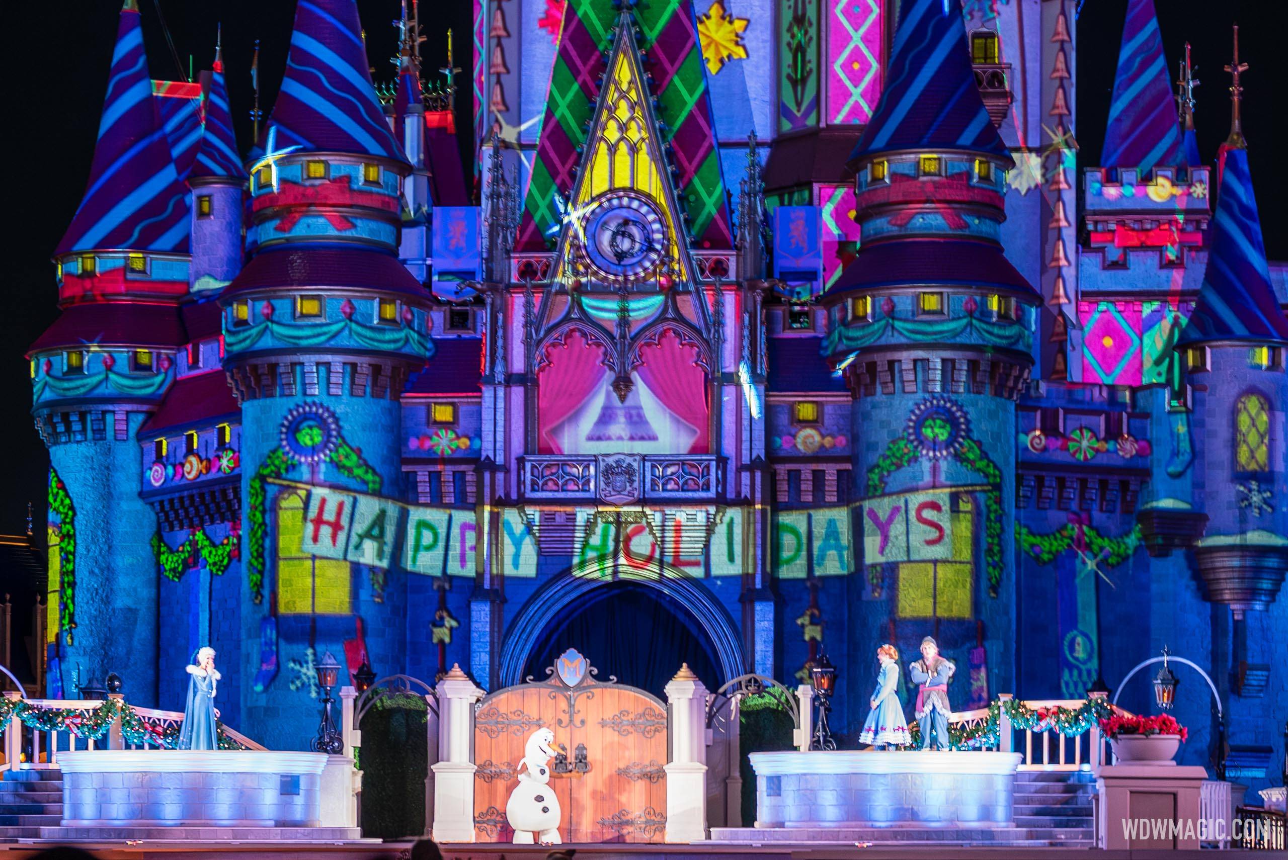 Frozen Holiday Surprise opening night