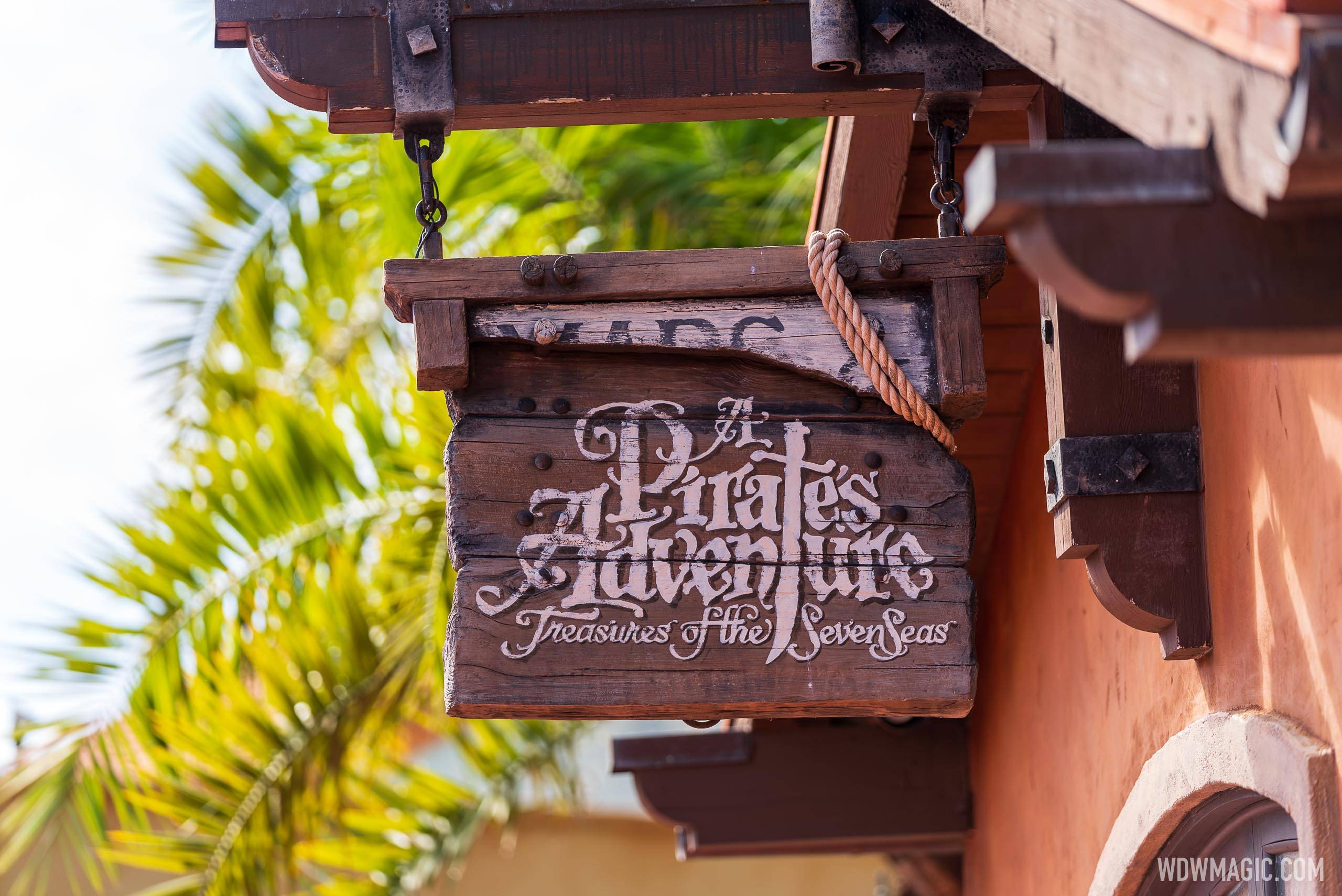 Operating hours reduced for A Pirate's Adventure Treasures of the Seven Seas
