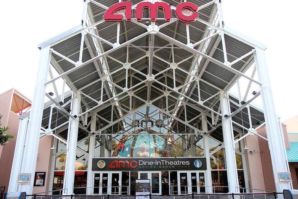 PHOTOS - New signage for 'AMC Dine-In Theaters' scheduled to open next month at Downtown Disney