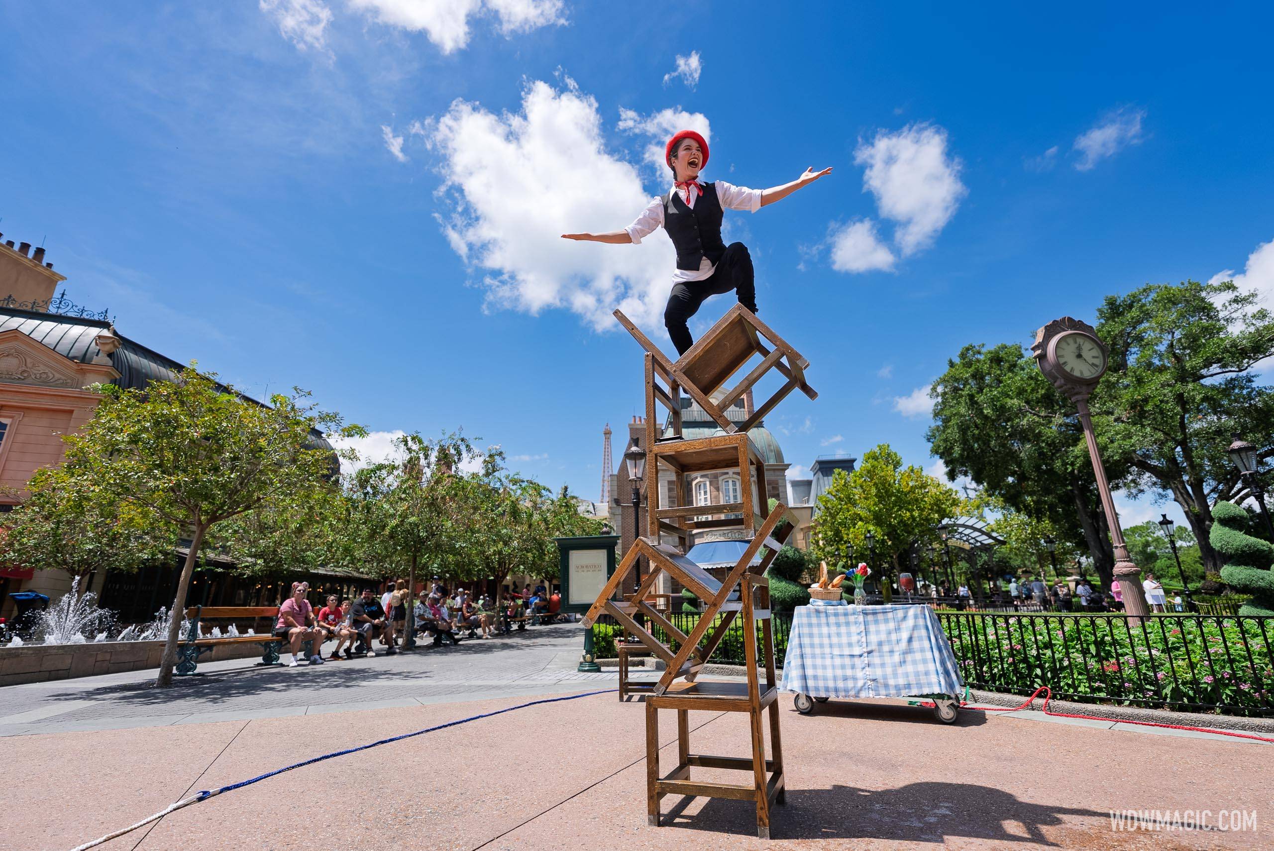 Acrobatico! Live Acrobatic Show Debuts at EPCOT's France Pavilion