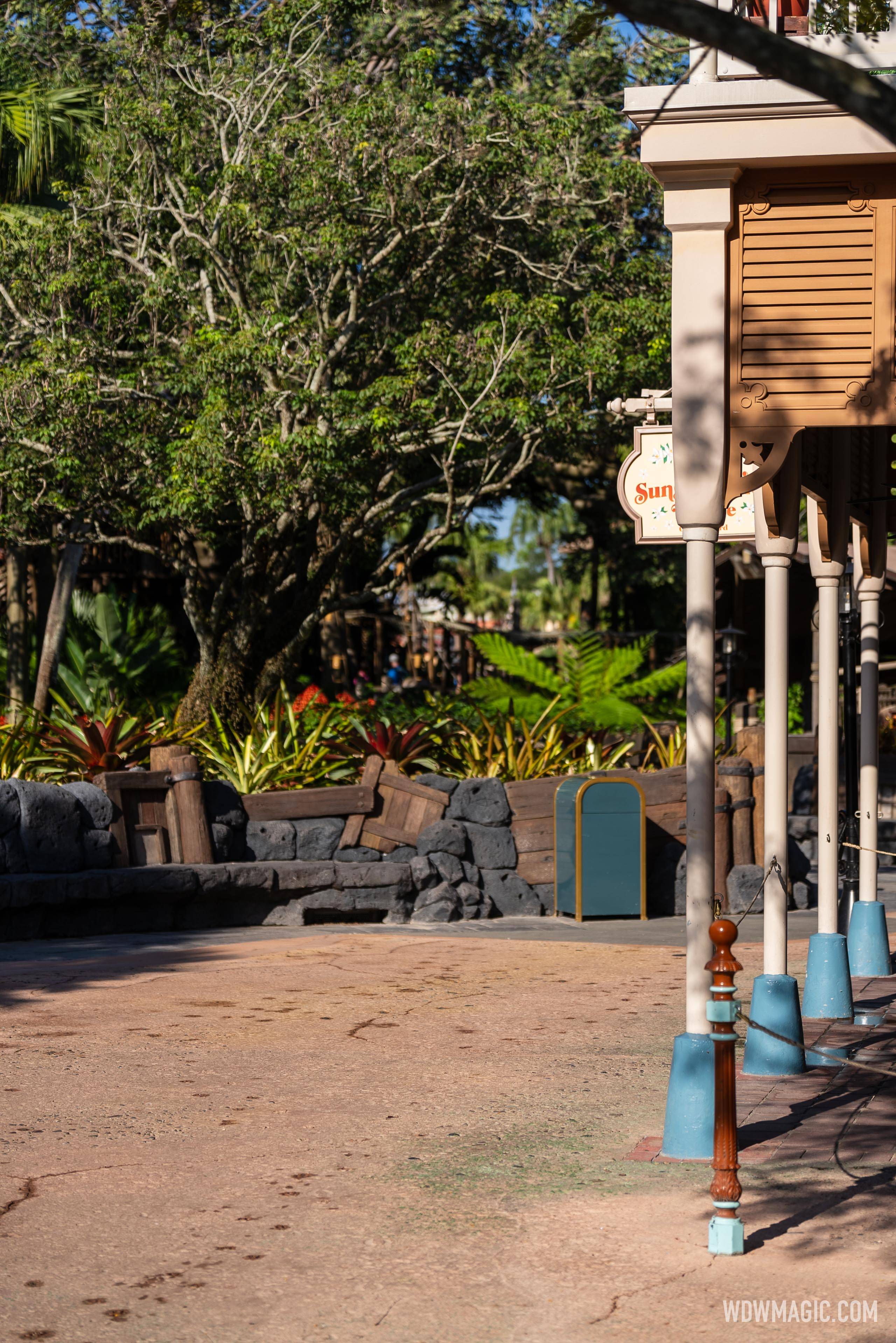 New Themed-Walkway Concrete Work in Adventureland - September 20 2024