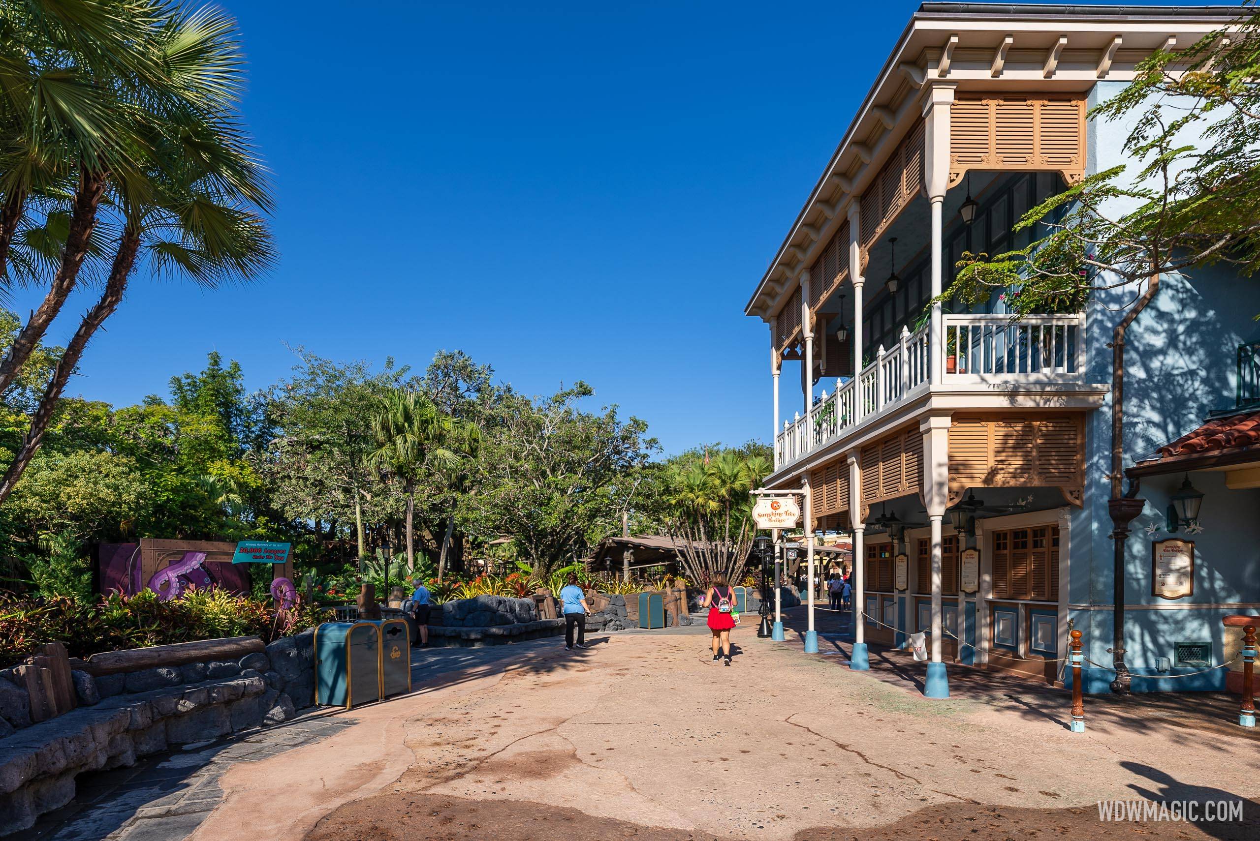 New Themed-Walkway Concrete Work in Adventureland - September 20 2024