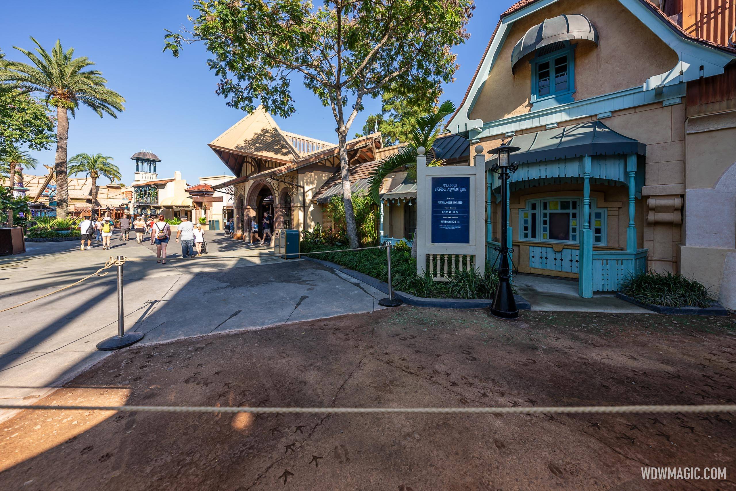 New Themed-Walkway Concrete Work in Adventureland - September 20 2024