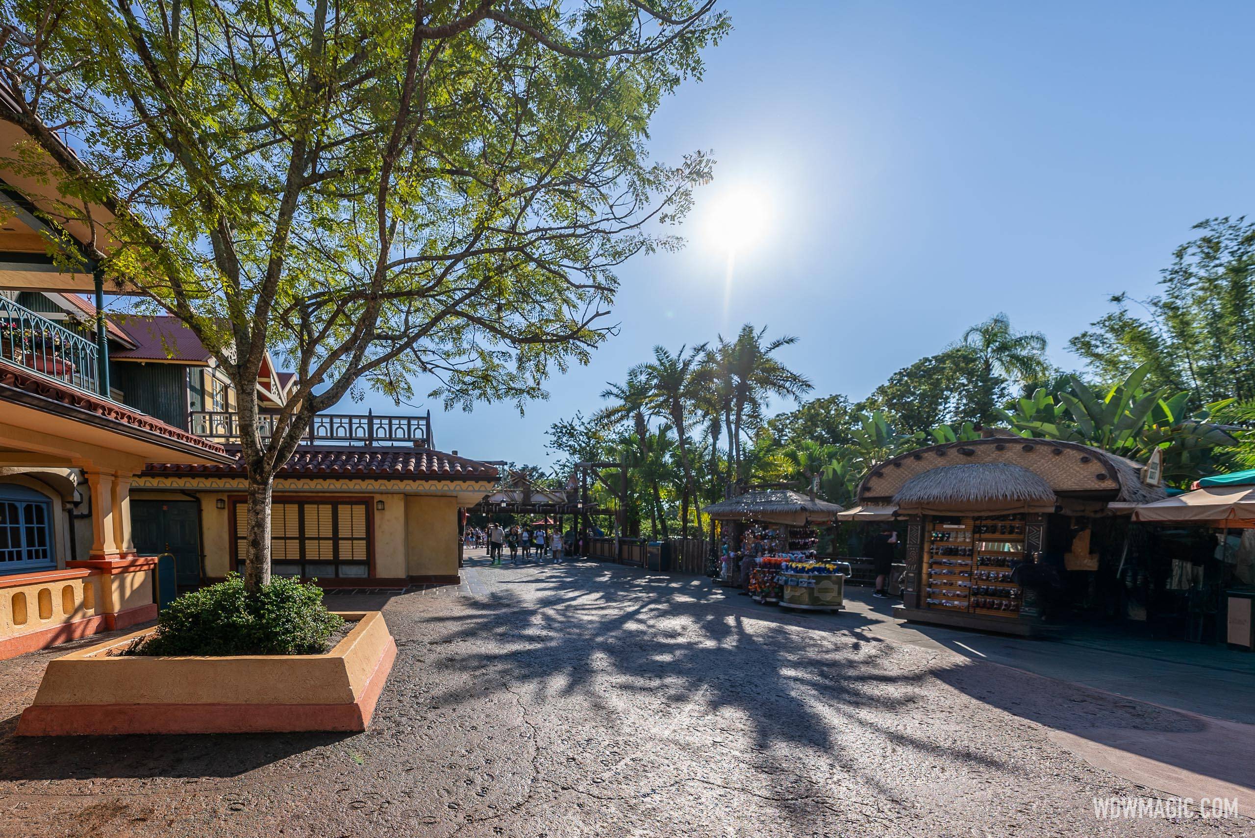 New Themed-Walkway Concrete Work in Adventureland - September 20 2024