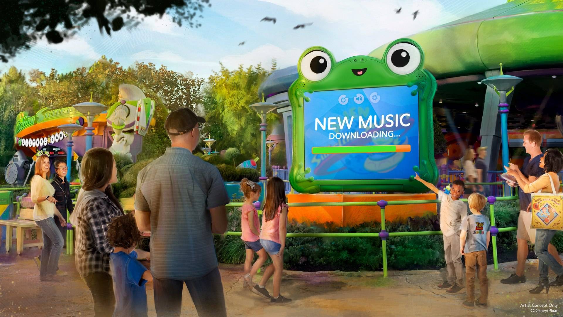 Alien Swirling Saucers: Lilypad's Jams