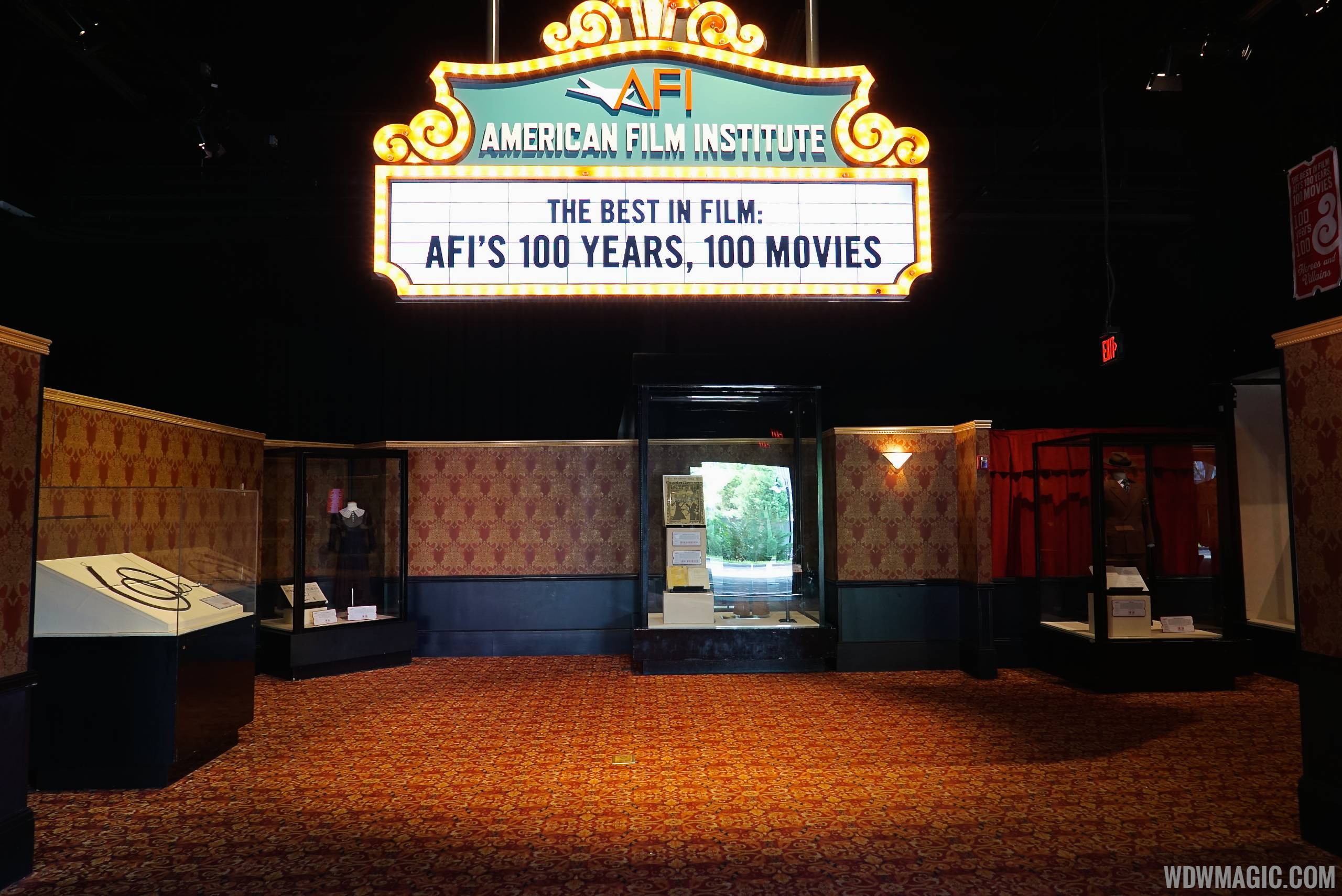 American Film Institute exhibit - Inside the main entrance