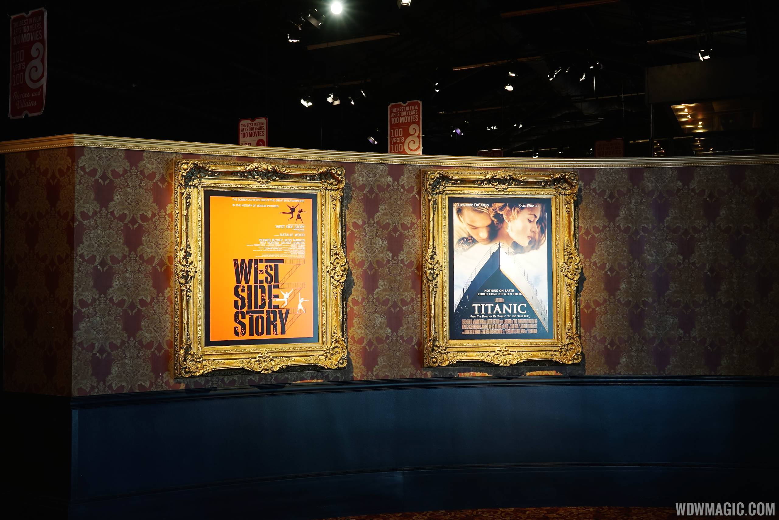 American Film Institute exhibit - West Side Story and Titanic posters