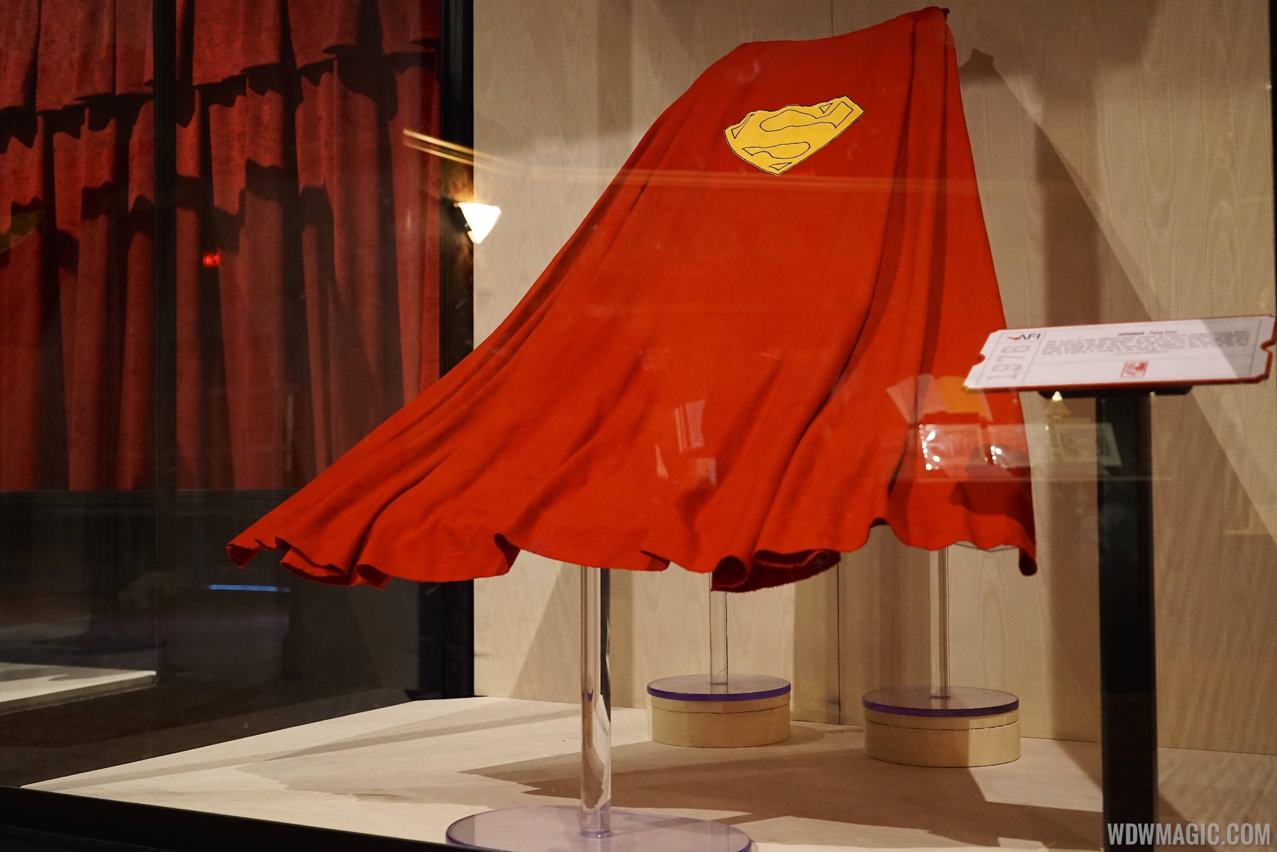 American Film Institute exhibit - Superman cape