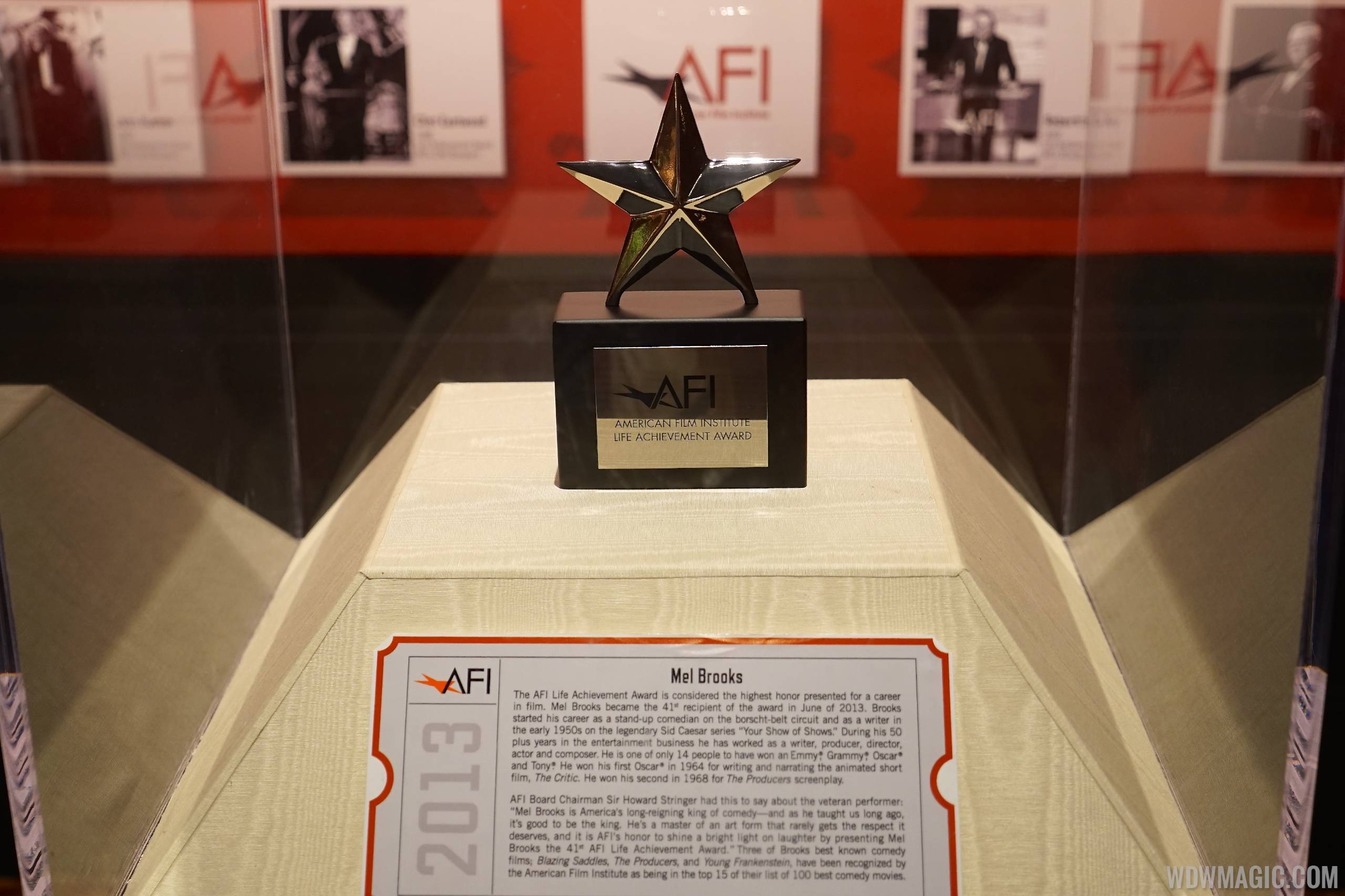 American Film Institute exhibit - Mel Brooks Life Achievement award