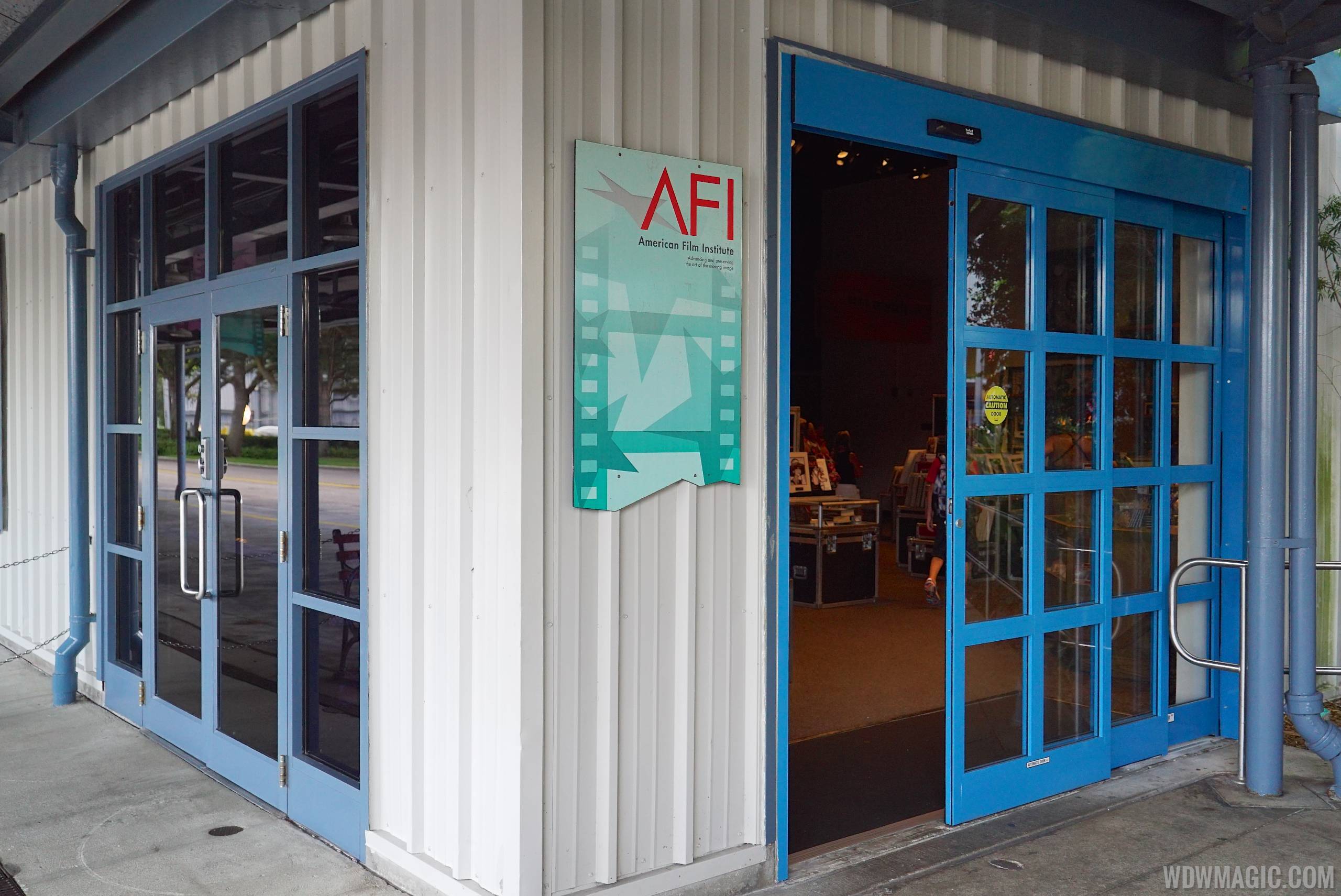 American Film Institute exhibit - Exit and entrance to The Showcase Shop