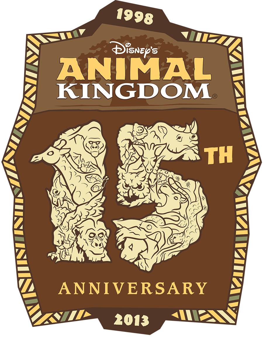 Disney's Animal Kingdom 15th anniversary logo