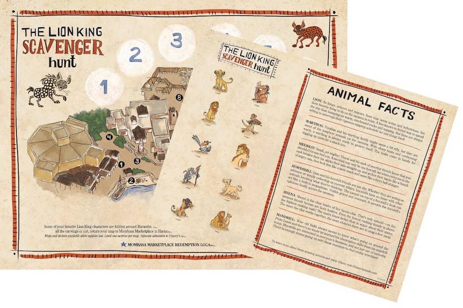 The Lion King Scavenger Hunt begins this week at Disney's Animal Kingdom
