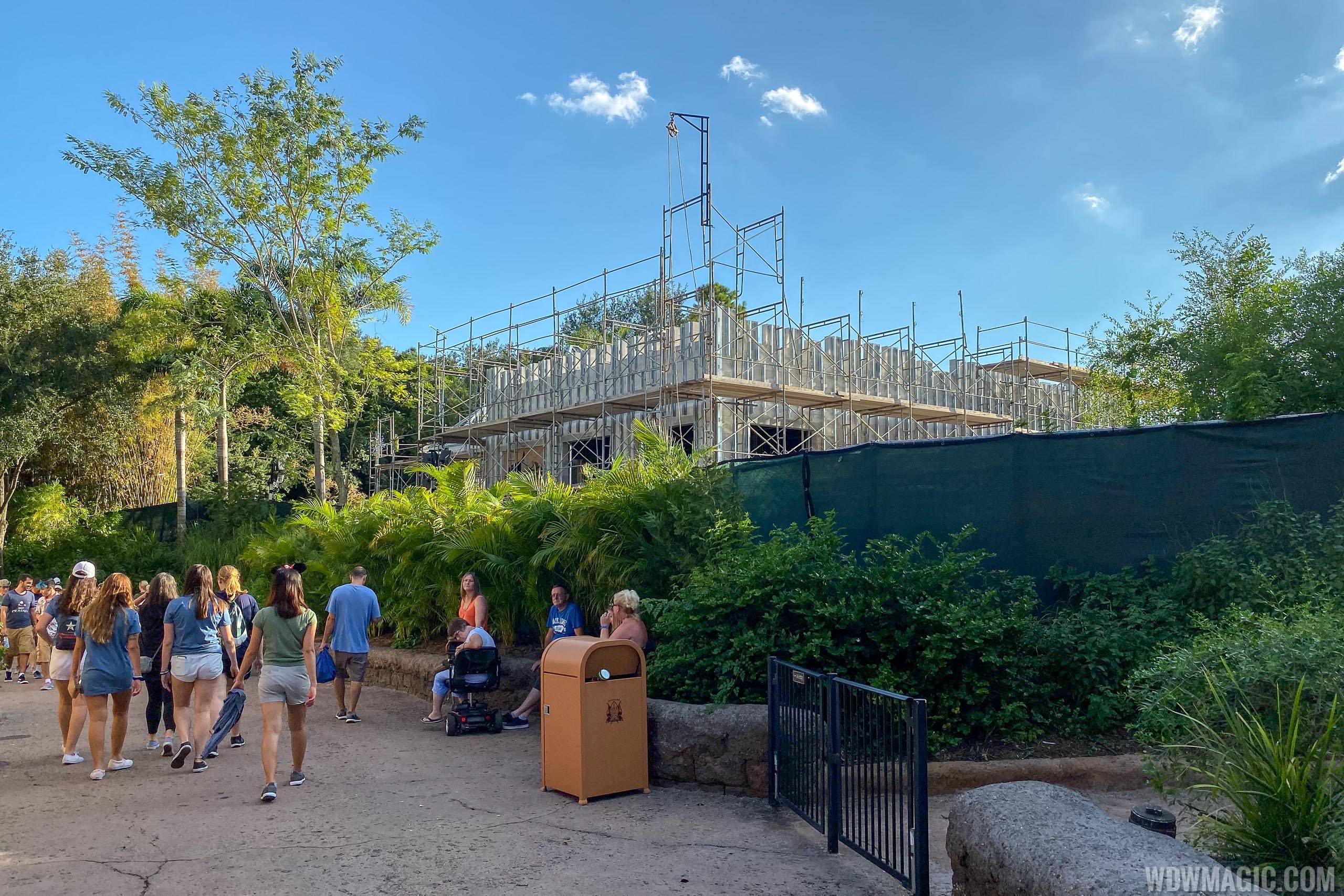 Club 33 Lounge construction at Disney's Animal Kingdom - September 2019
