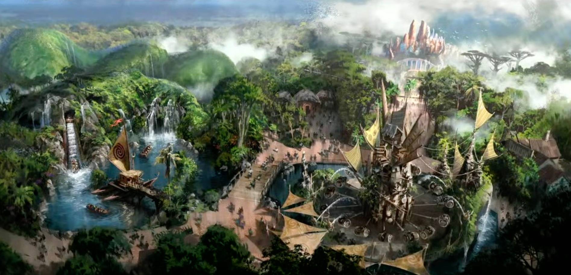 Disney previews model of Encanto and Indiana Jones expansion at Disney's Animal Kingdom