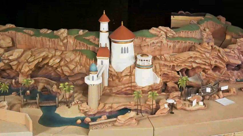Under the Sea - Journey of the Little Mermaid concept art and models