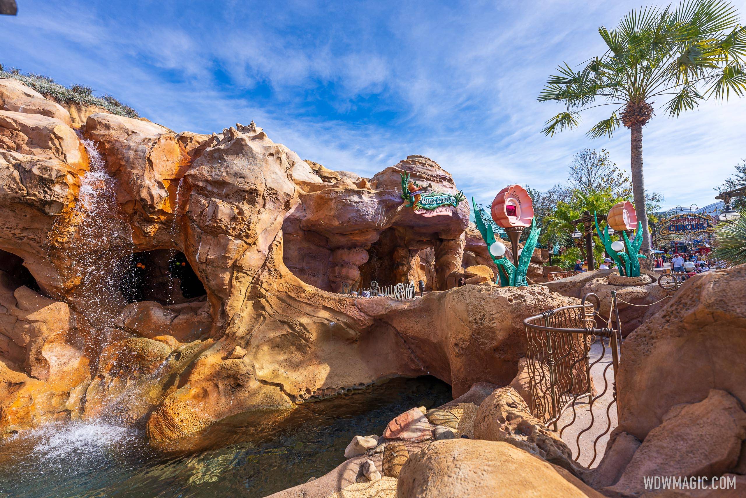 Ariel's Grotto is now part of Genie+ at Magic Kingdom