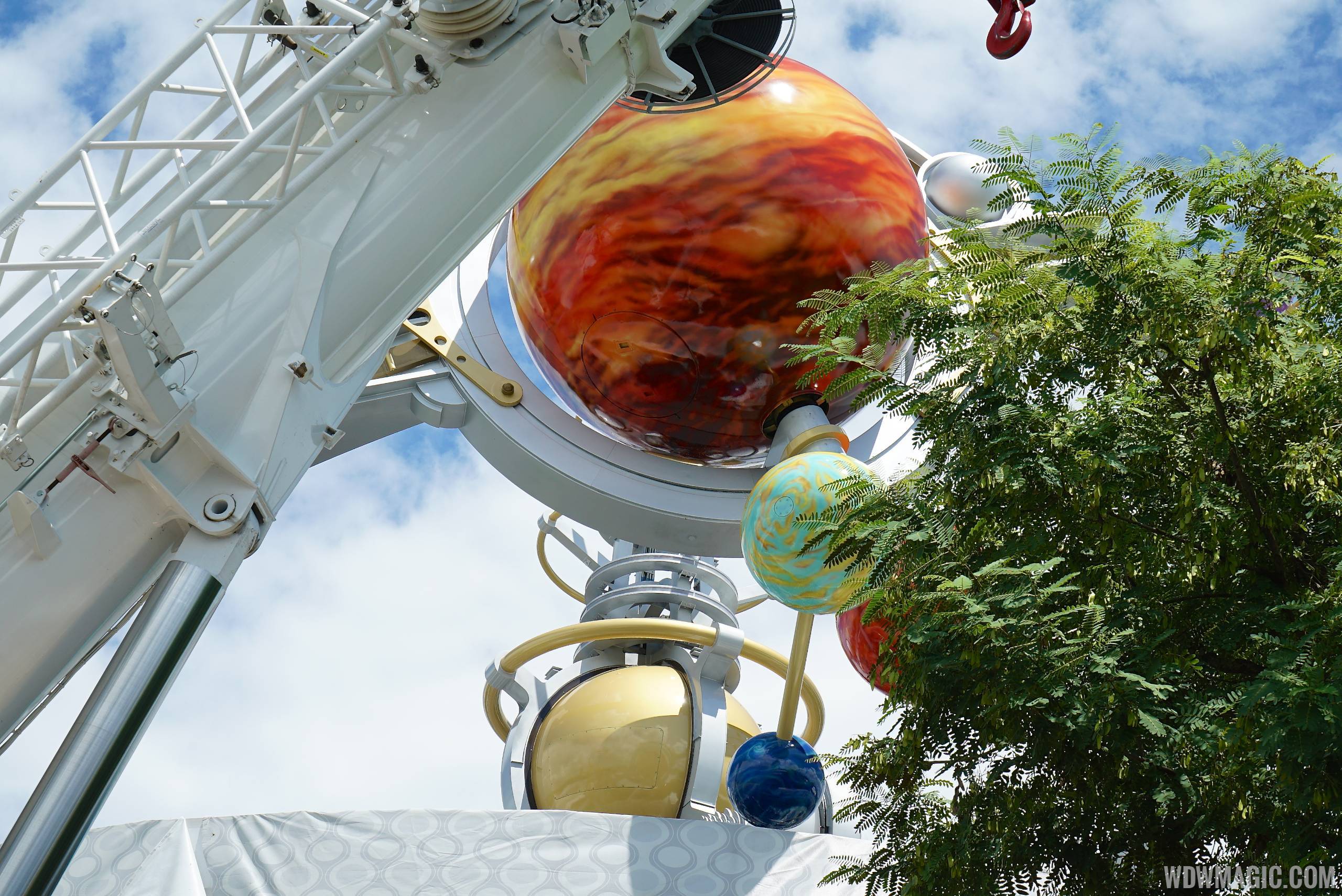 PHOTOS - Planets return to the Astro Orbitor as refurbishment continues