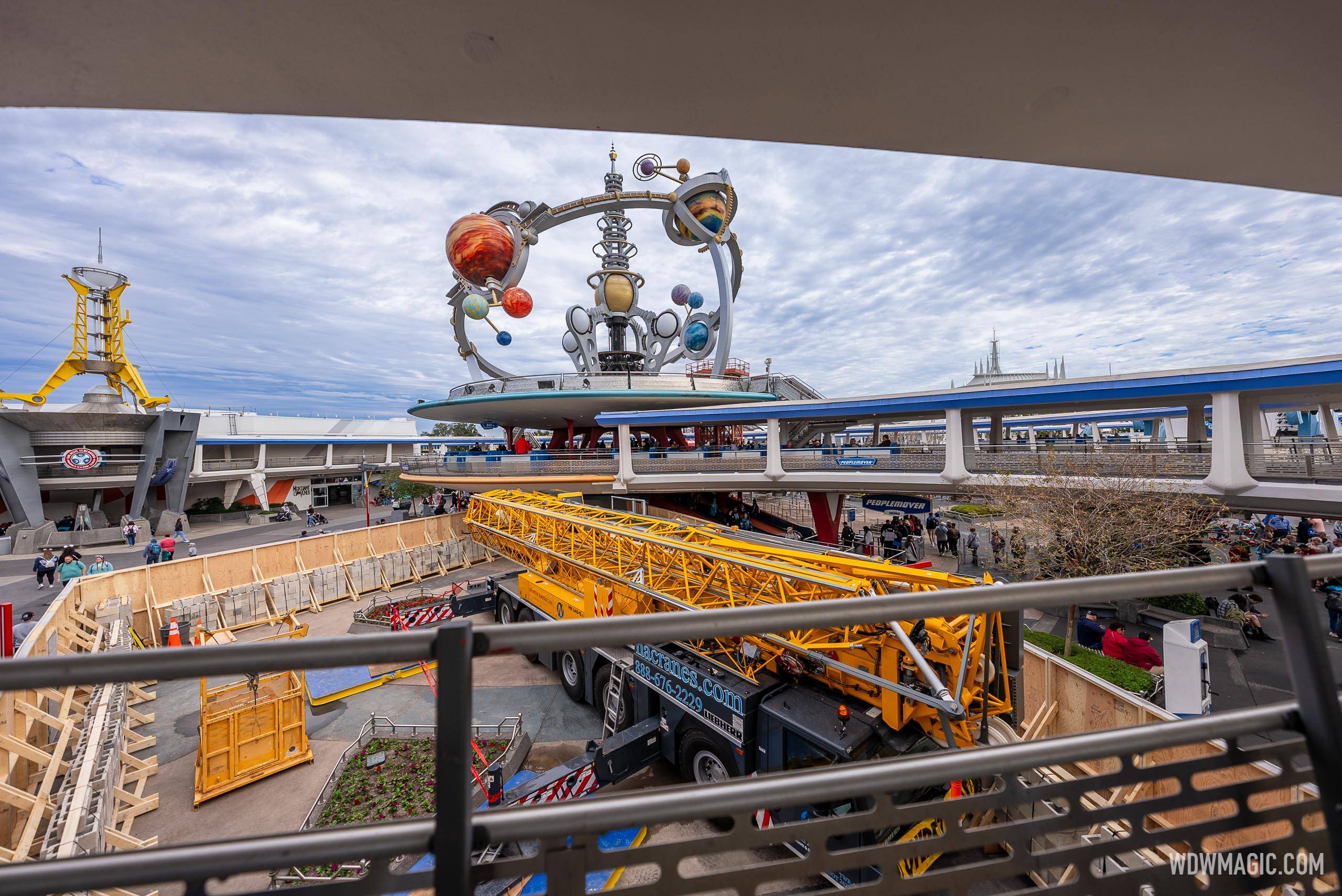 Magic Kingdom's Astro Orbiter Refurbishment Kicks Off with Extensive Work Planned