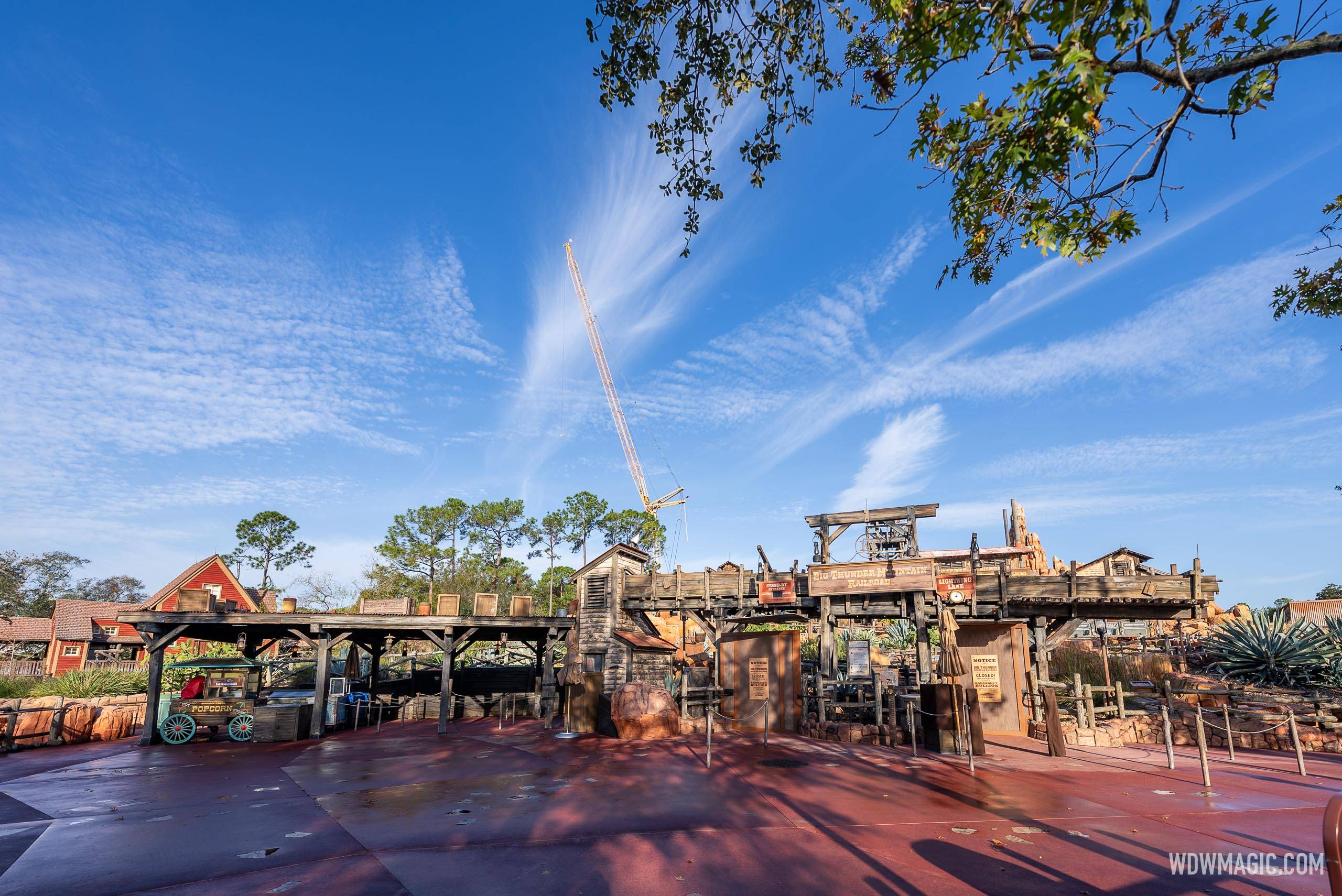 Big Thunder Mountain Railroad Closed for Refurbishment - January 6 2025