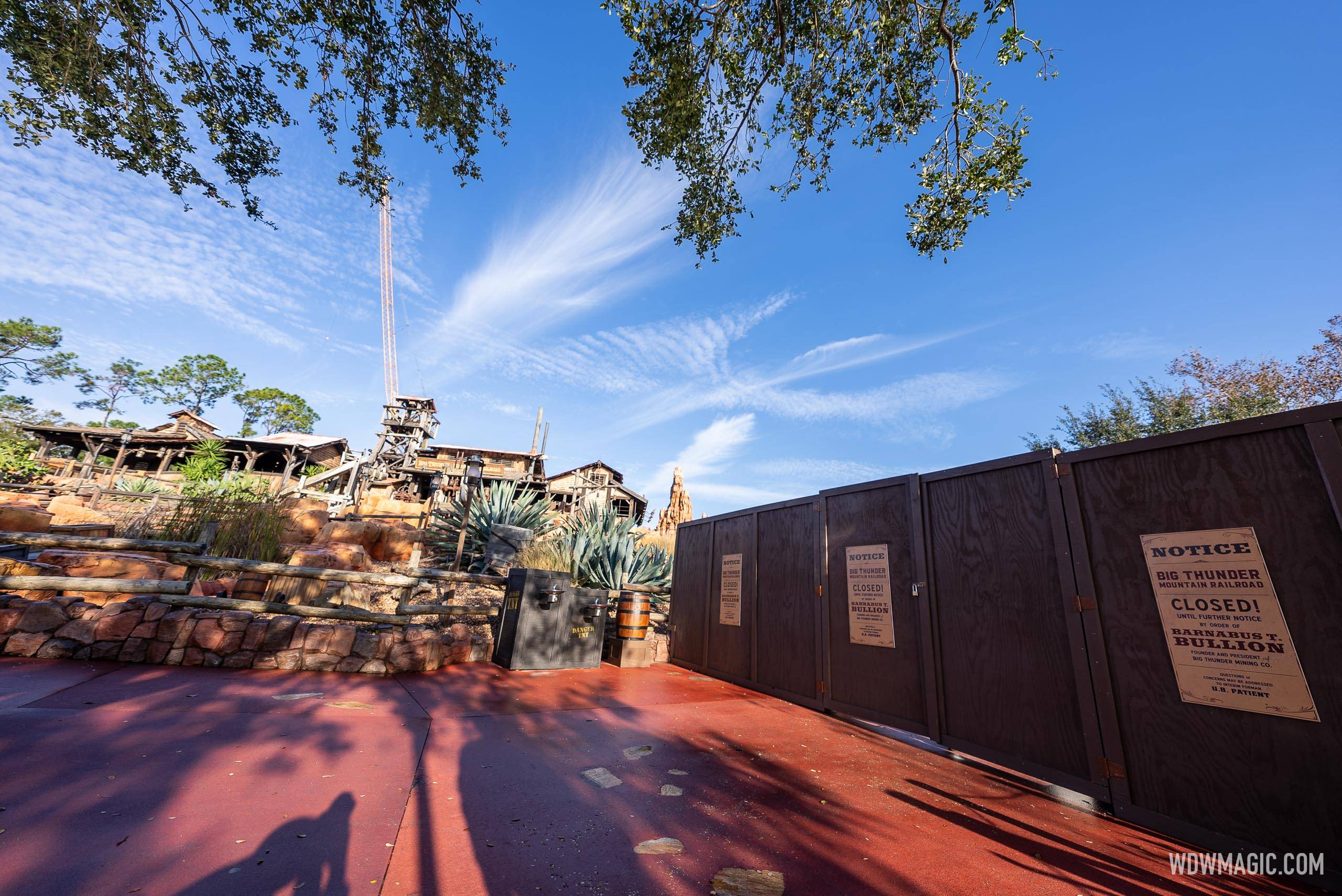 Big Thunder Mountain Railroad Closed for Refurbishment - January 6 2025