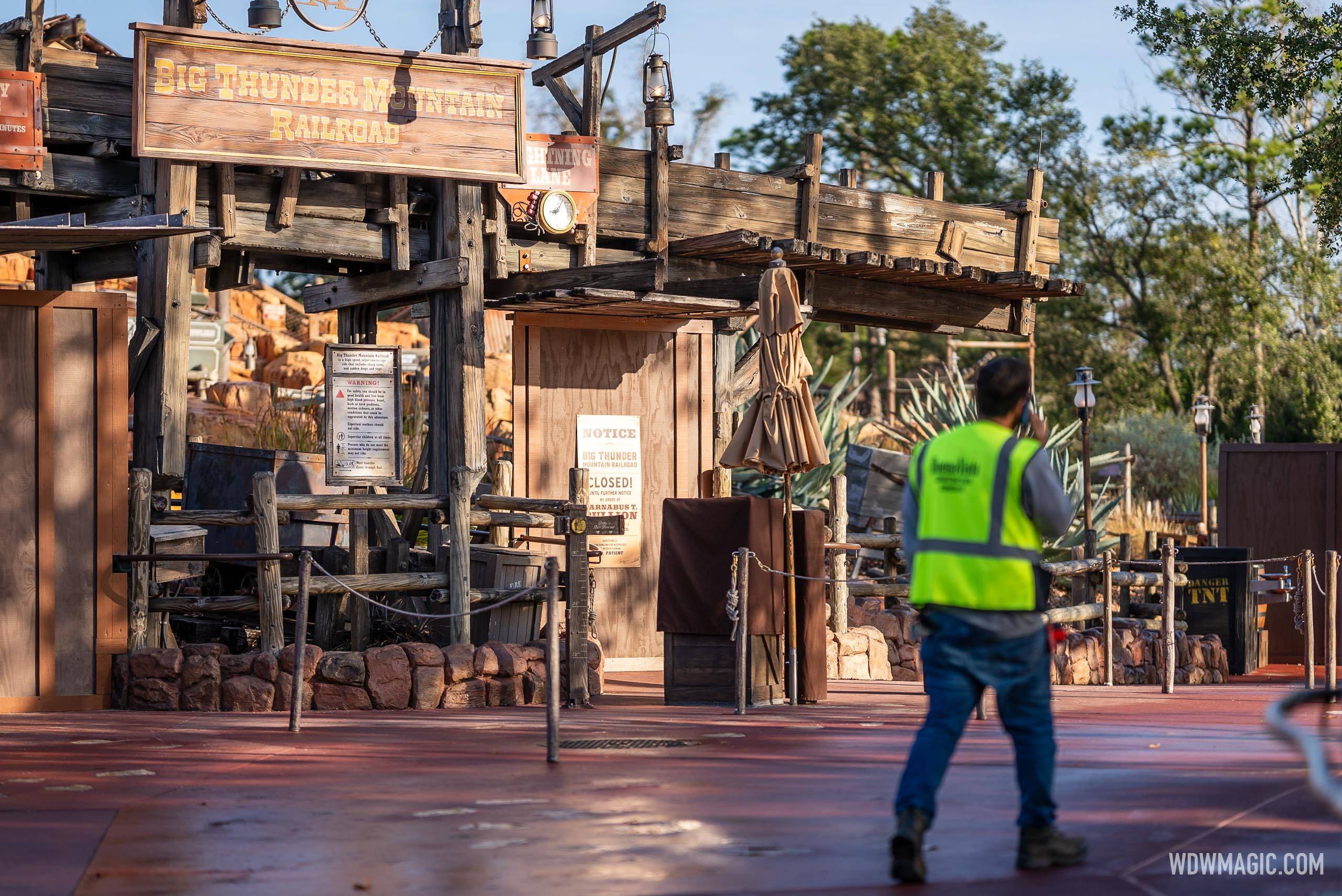 Big Thunder Mountain Railroad Closed for Refurbishment - January 6 2025