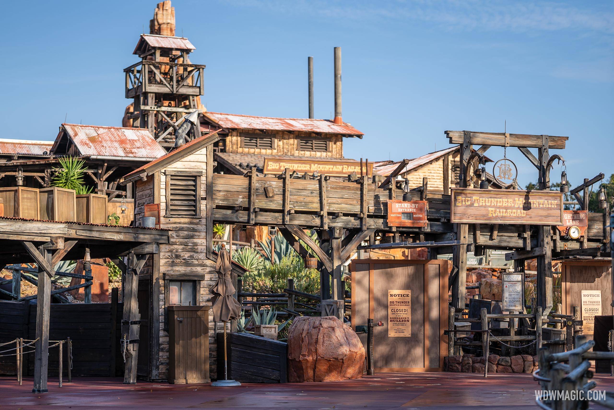 Big Thunder Mountain Railroad Closed for Refurbishment - January 6 2025