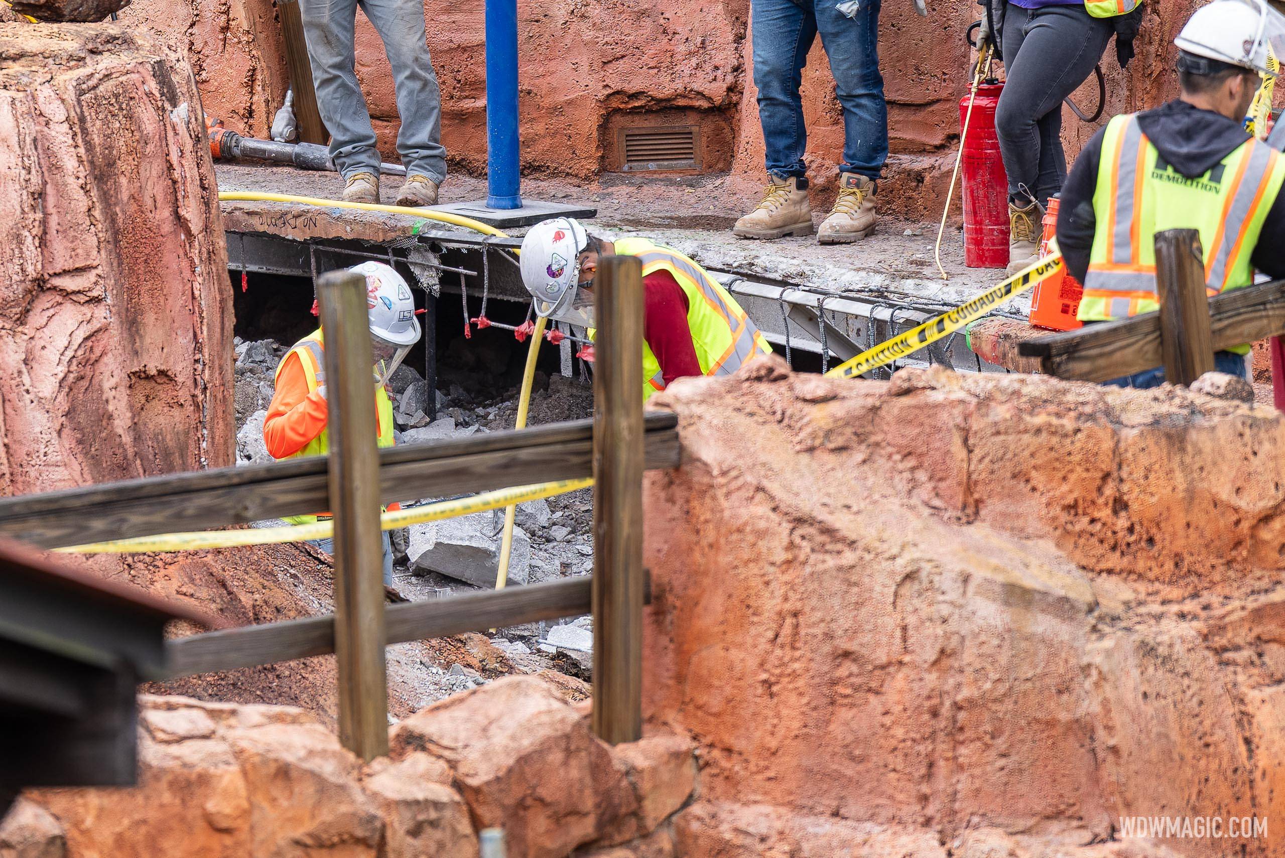 Big Thunder Mountain Refurbishment - January 15 2025