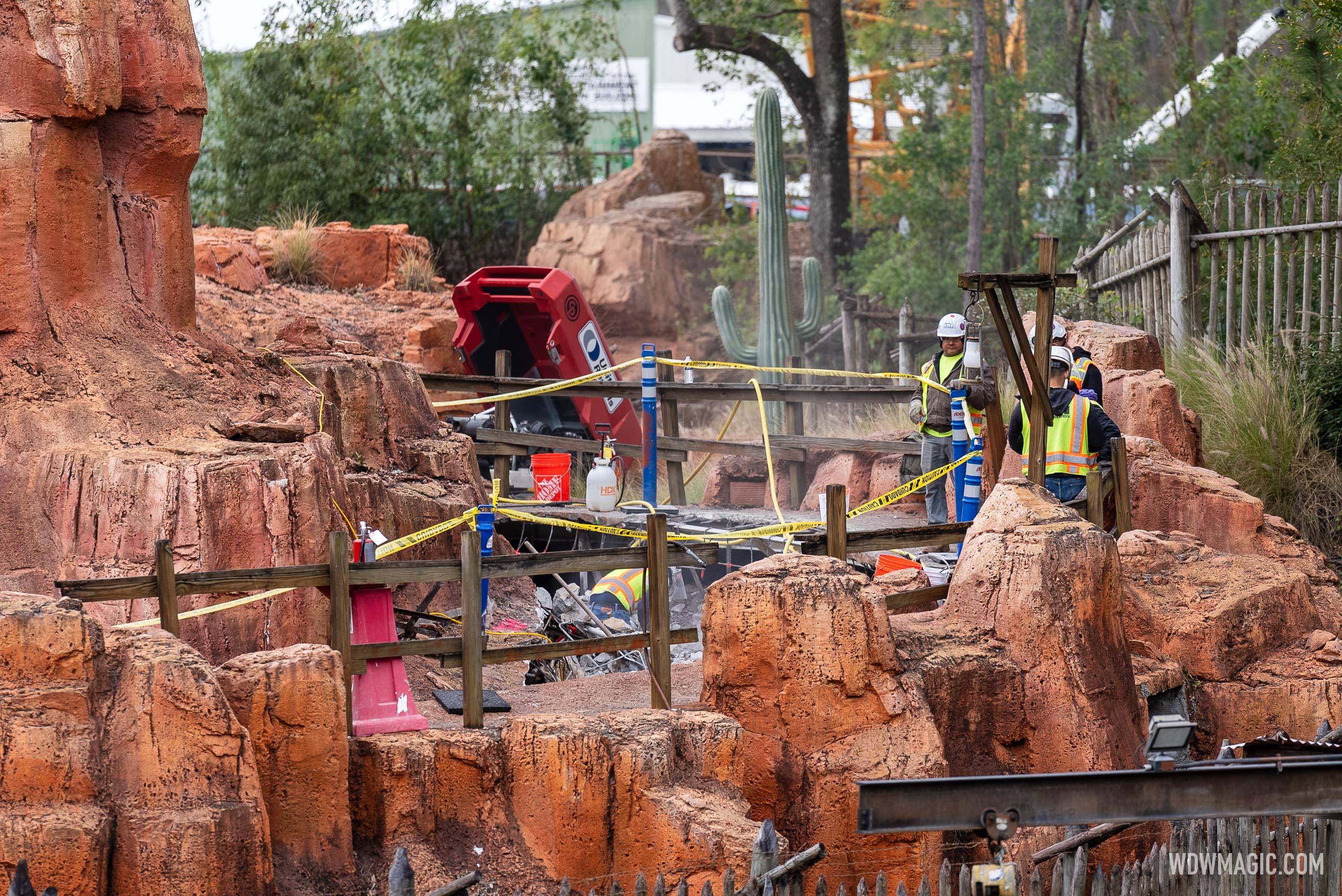 Big Thunder Mountain Refurbishment - January 15 2025