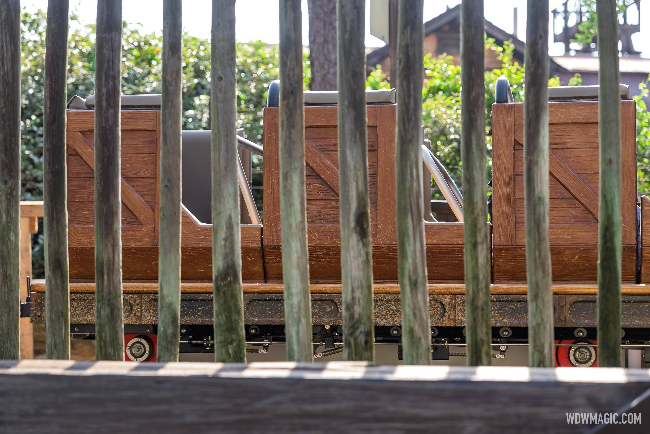 New Big Thunder Mountain Train Uncovered