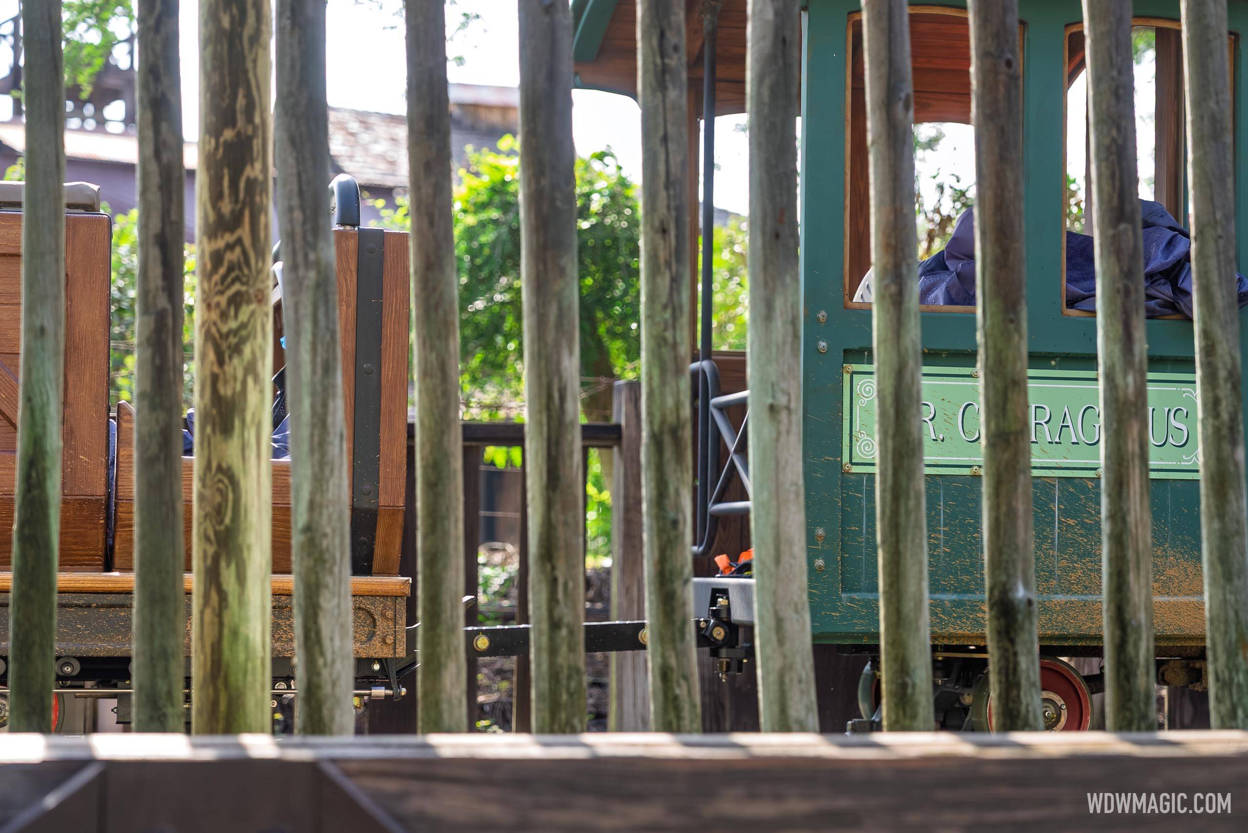 New Big Thunder Mountain Train Uncovered