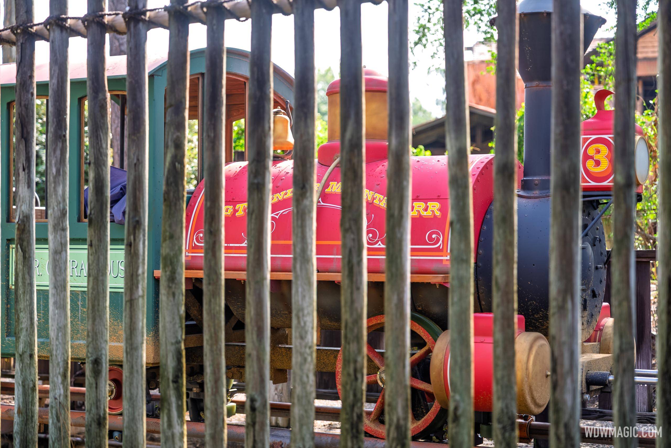 New Big Thunder Mountain Train Uncovered