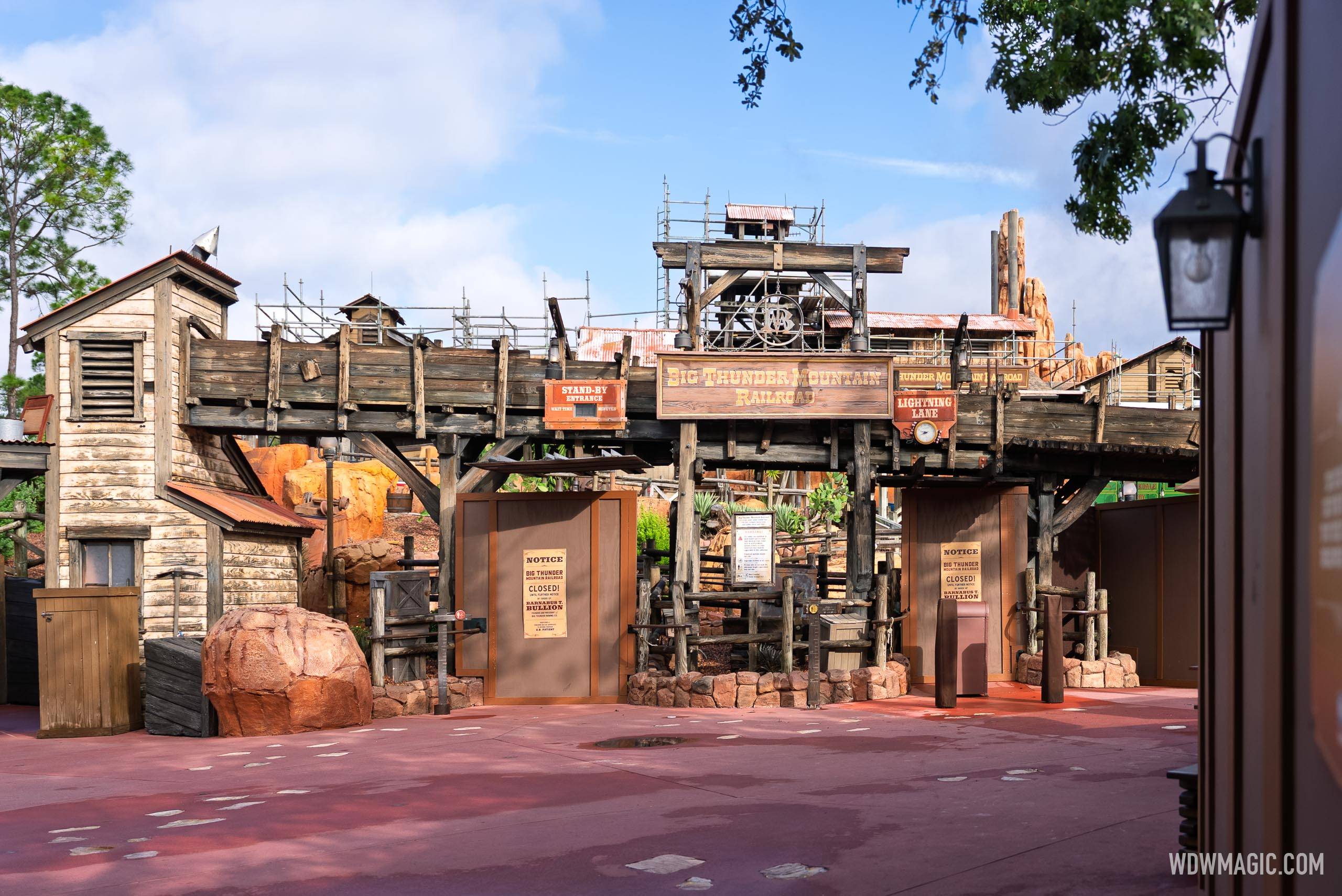 New Construction Permit Filed for Big Thunder Mountain Railroad Refurbishment as Trains Begin Testing