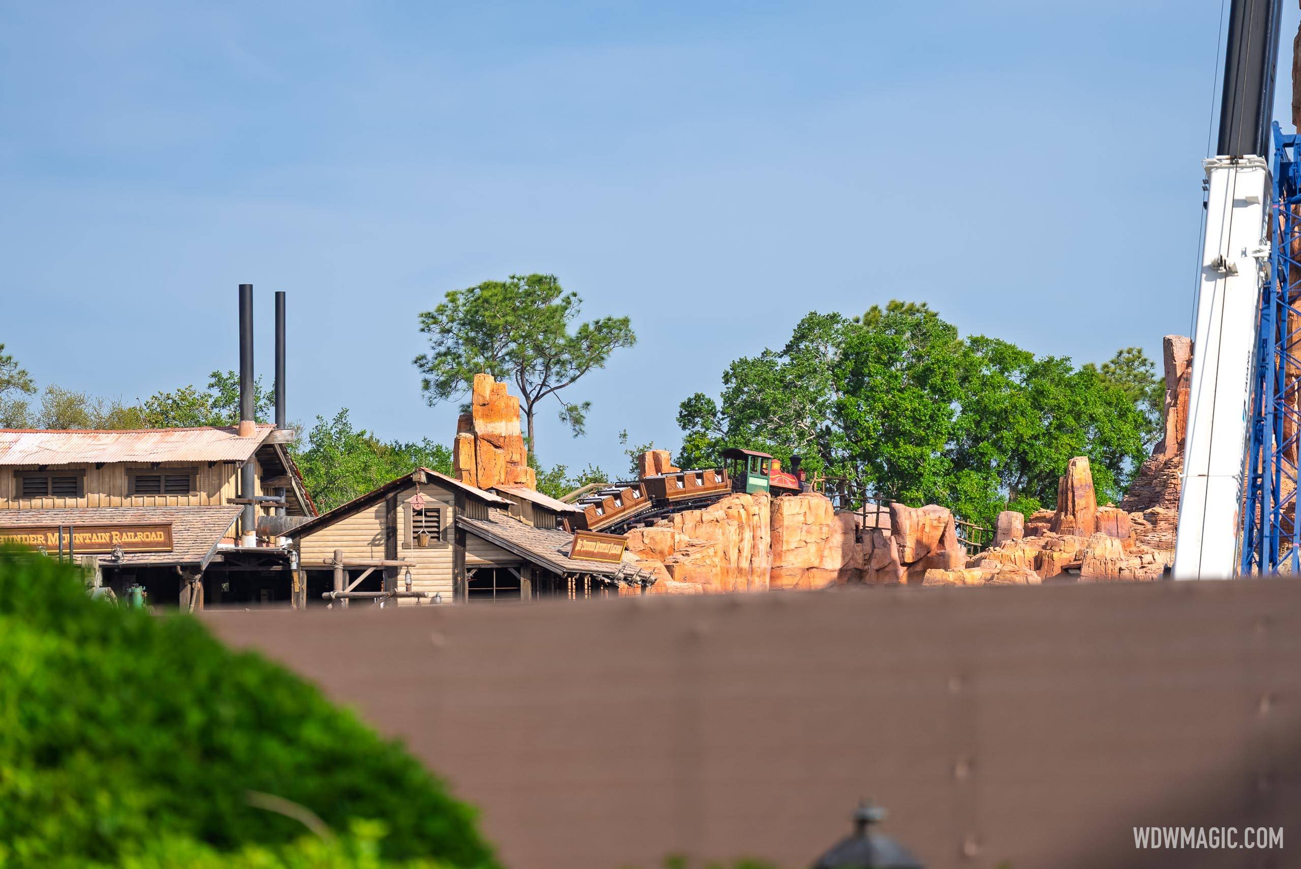 Big Thunder Mountain Railroad Ride Testing