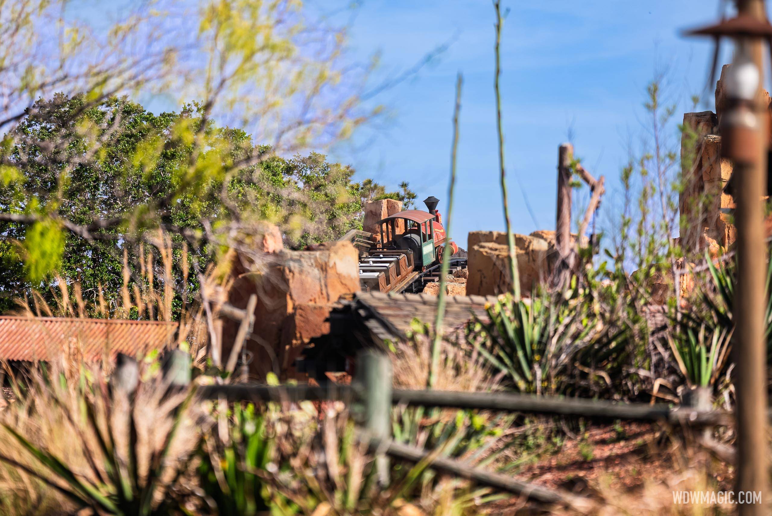 Big Thunder Mountain Railroad Ride Testing