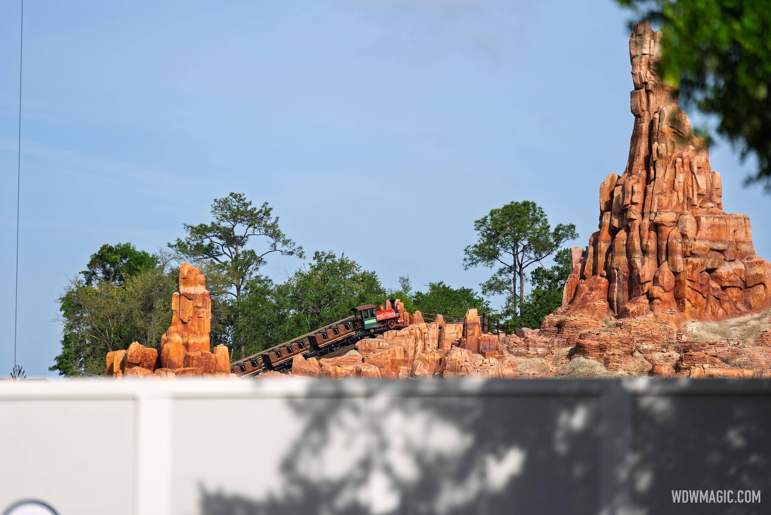 Big Thunder Mountain Railroad Ride Testing