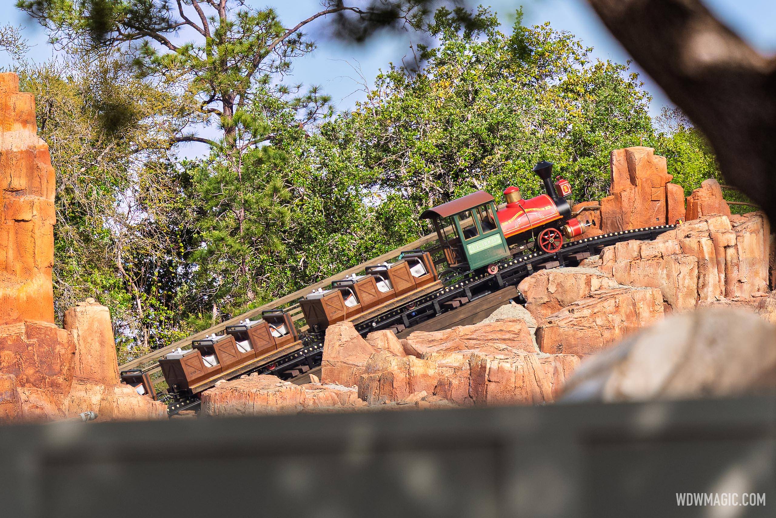 Big Thunder Mountain Railroad Ride Testing