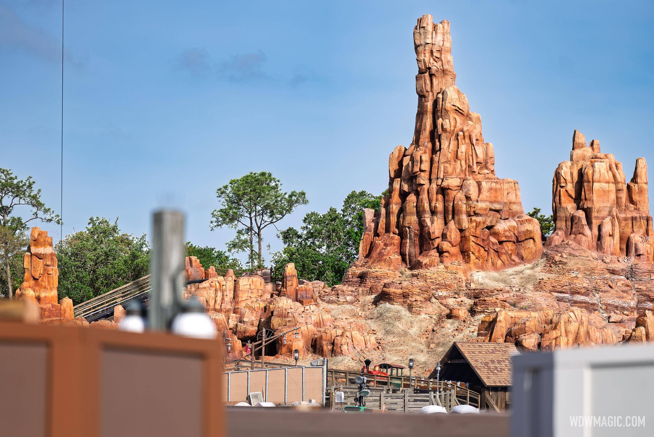 Big Thunder Mountain Railroad Ride Testing