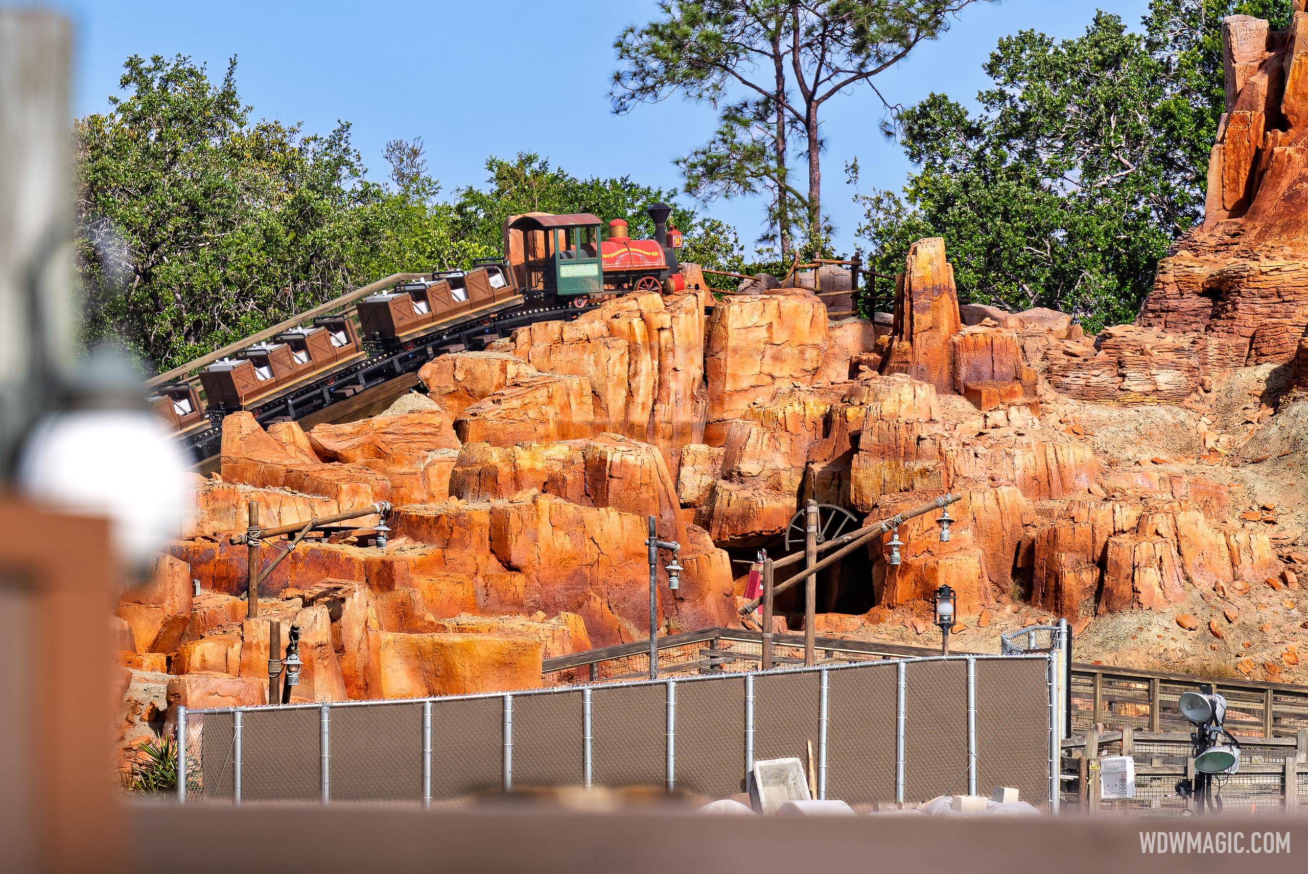 Big Thunder Mountain Railroad Ride Testing