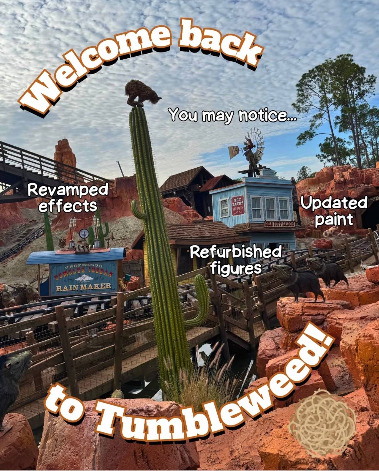 Inside Tumbleweed: Big Thunder Mountain Railroad Reopening Preview