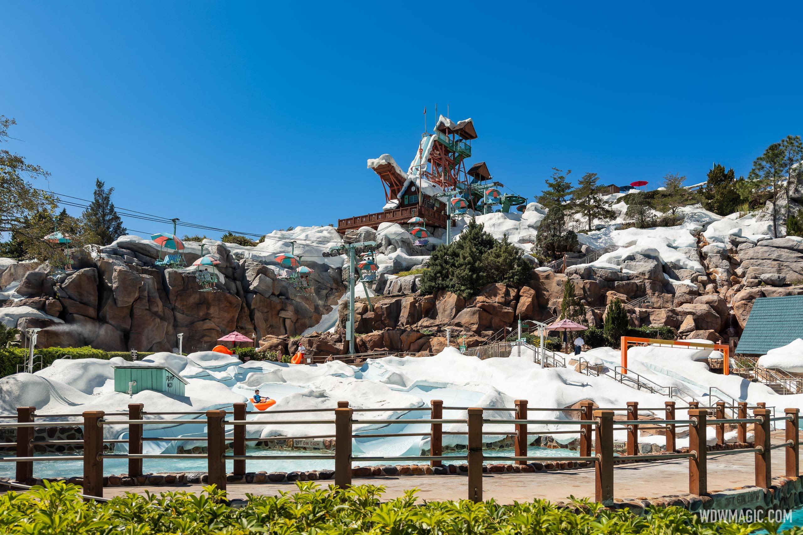 Blizzard Beach Seasonal Closure Begins September 2025, Typhoon Lagoon Remains Open