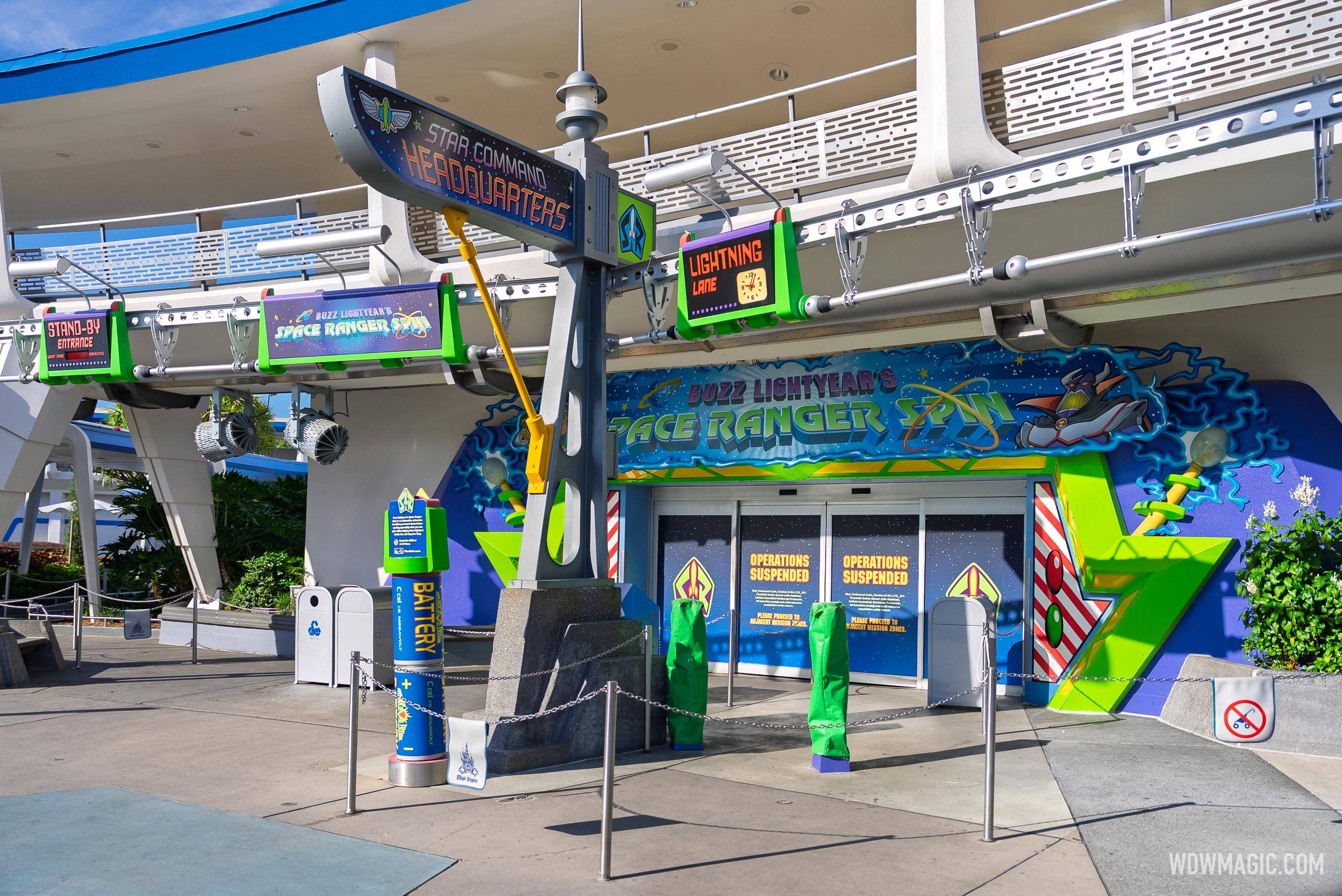 Buzz Lightyear's Space Ranger Spin Closed for Refurbishment - August 4, 2025
