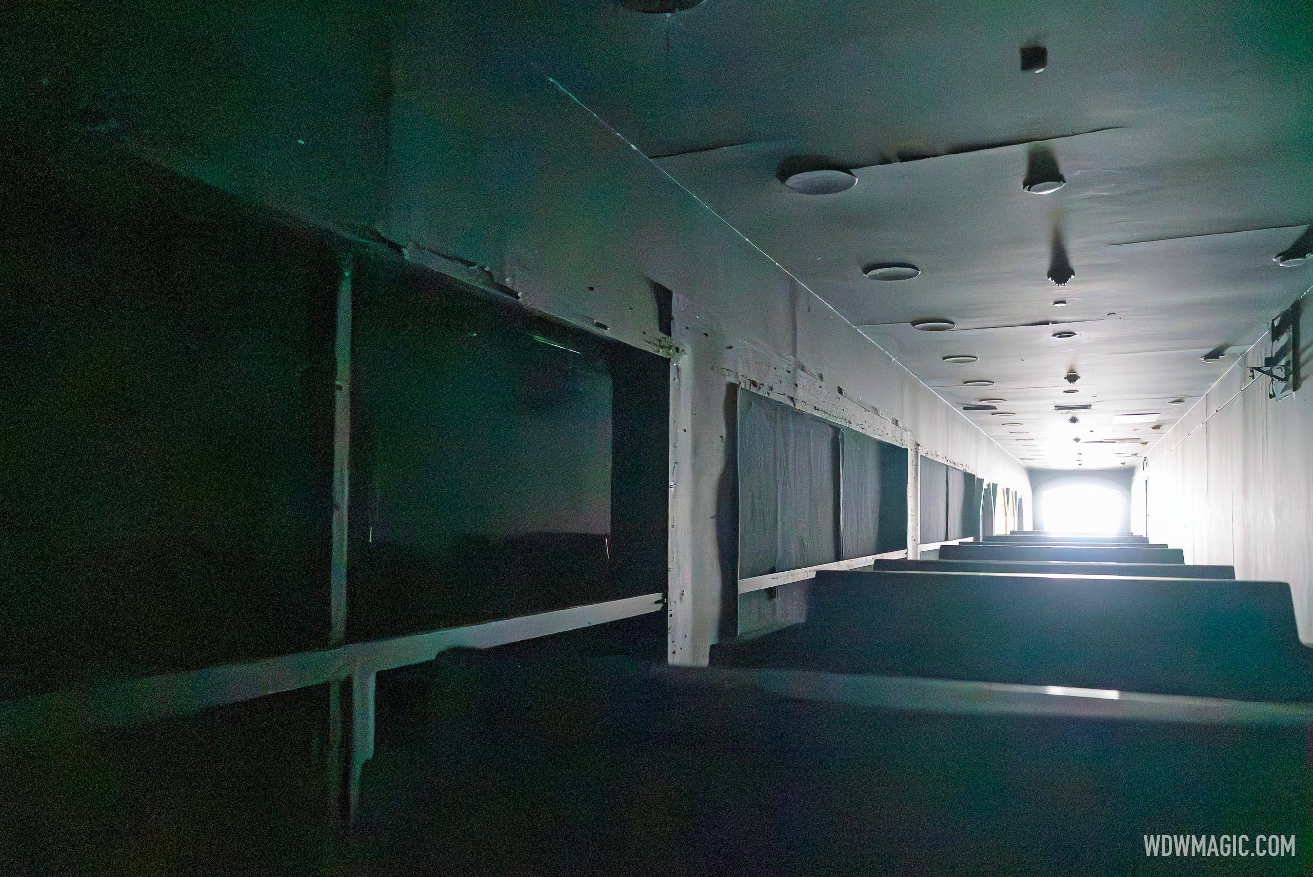 Views into the ride are blocked form the PeopleMover