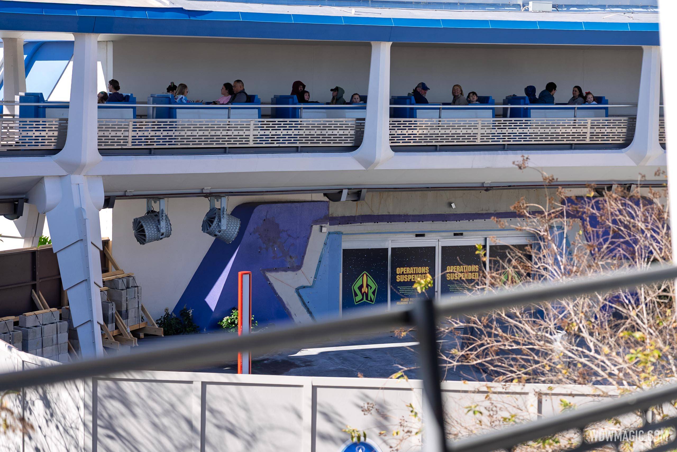 Buzz Lightyear's Space Ranger Spin Signage Removed