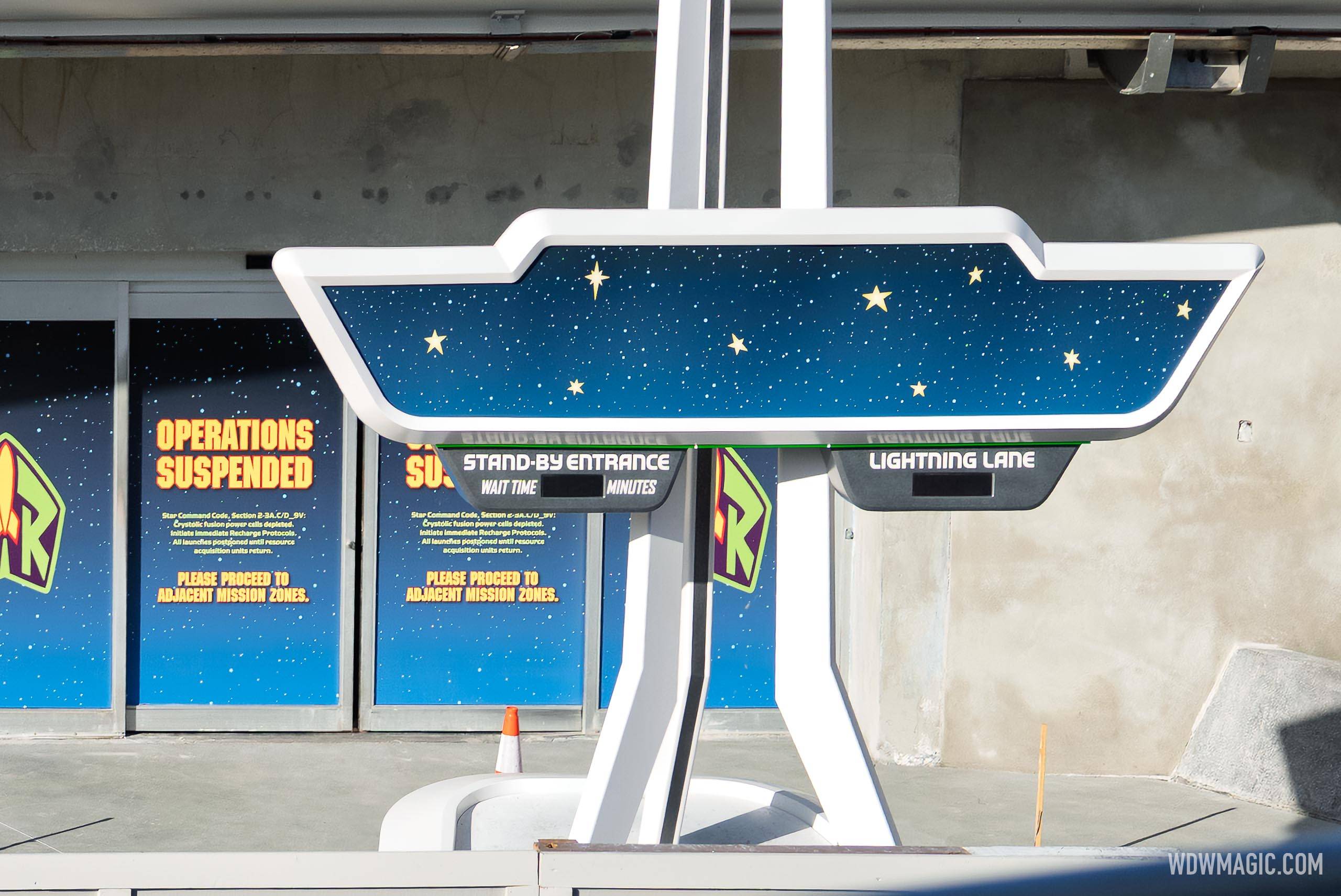 New Buzz Lightyear Marquee Installation at Magic Kingdom - March 10, 2026