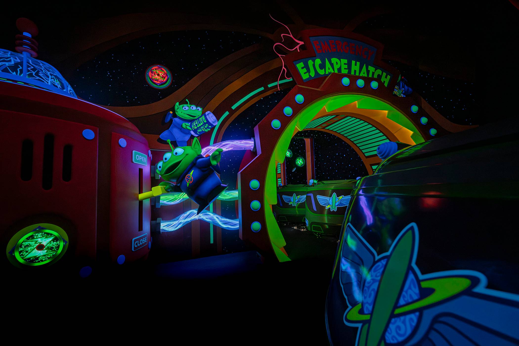 First Look Inside Refurbished Buzz Lightyear's Space Ranger Spin