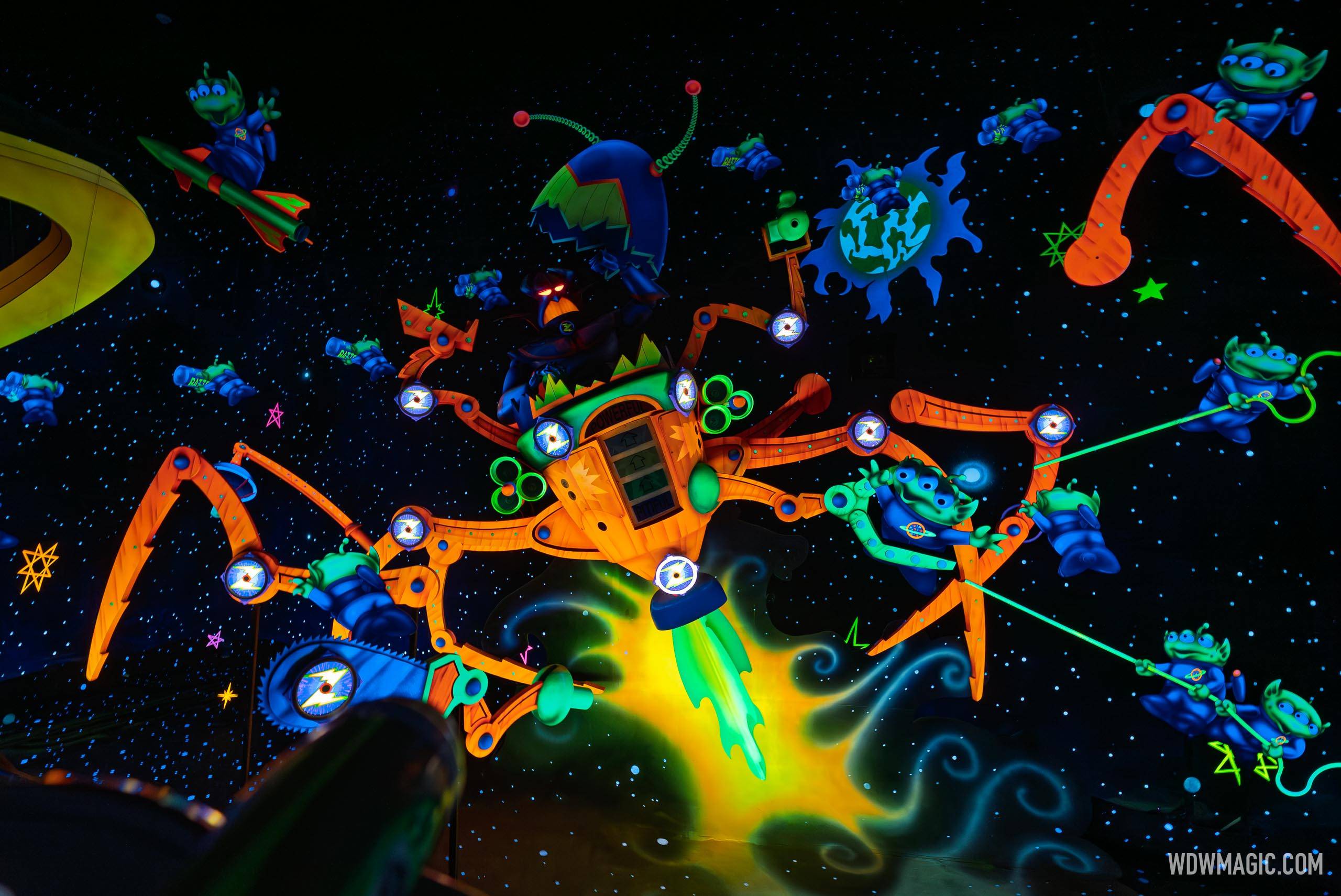 Inside Magic Kingdom's Updated 2026 Buzz Lightyear's Space Ranger Spin Attraction