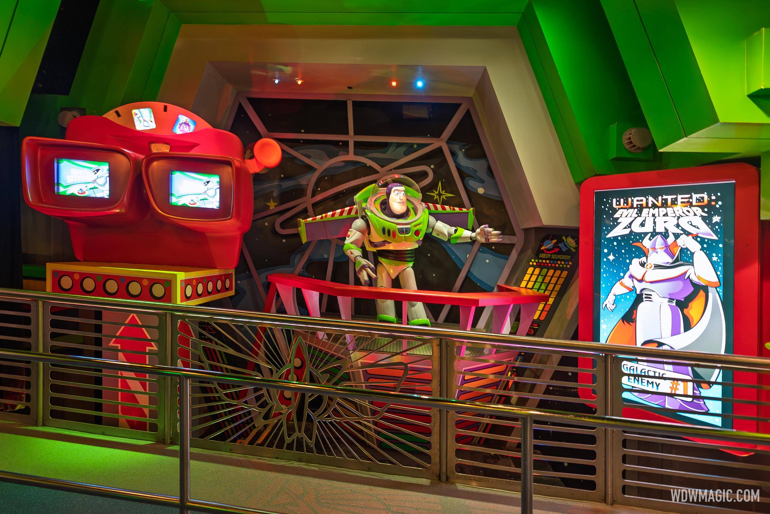 Inside Magic Kingdom's Updated 2026 Buzz Lightyear's Space Ranger Spin Attraction