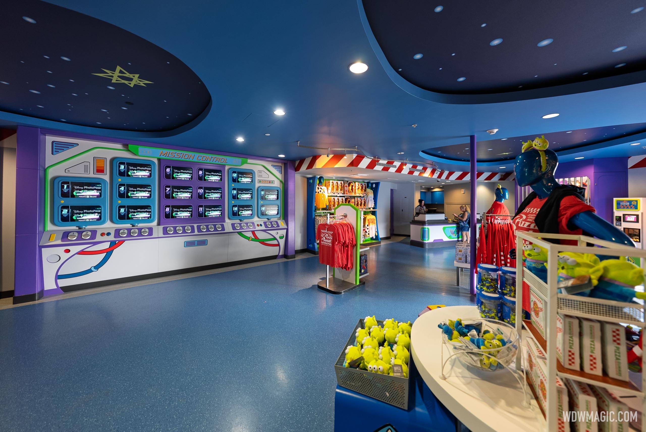 Inside the Updated Buzz Lightyear's Space Ranger Spin Photos Gift Shop