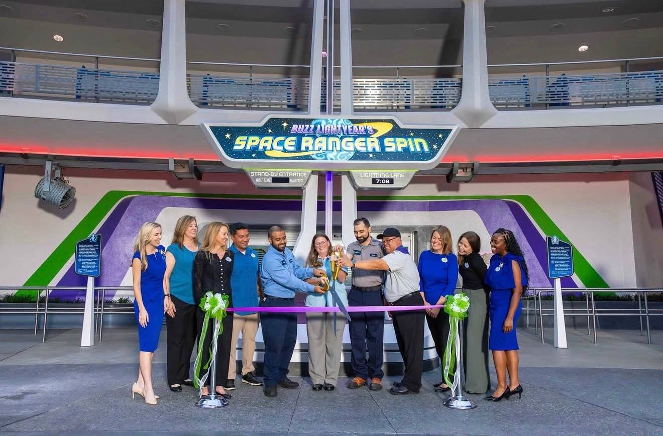 Buzz Lightyear's Space Ranger Spin Ribbon Cutting Ceremony